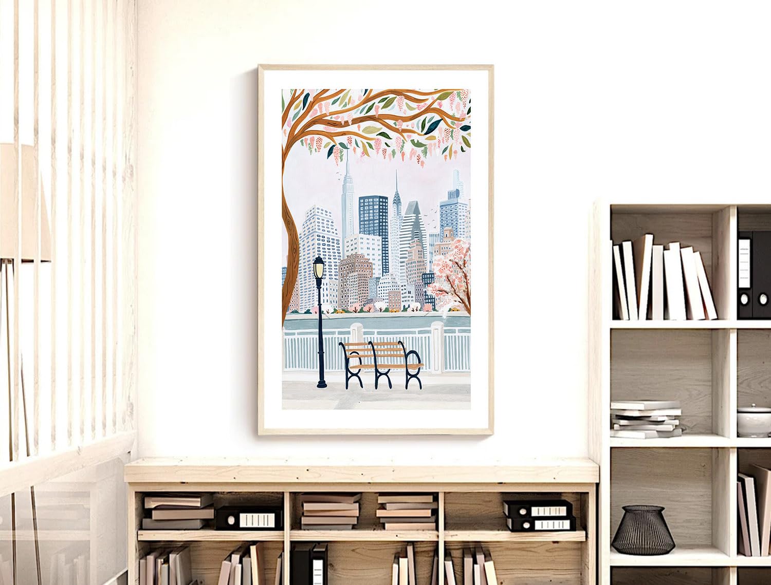 New York Art Print, Nyc Poster, Nyc Skyline, America Art Print, New York Poster, New York Gift, New York Decor, Travel Poster, H