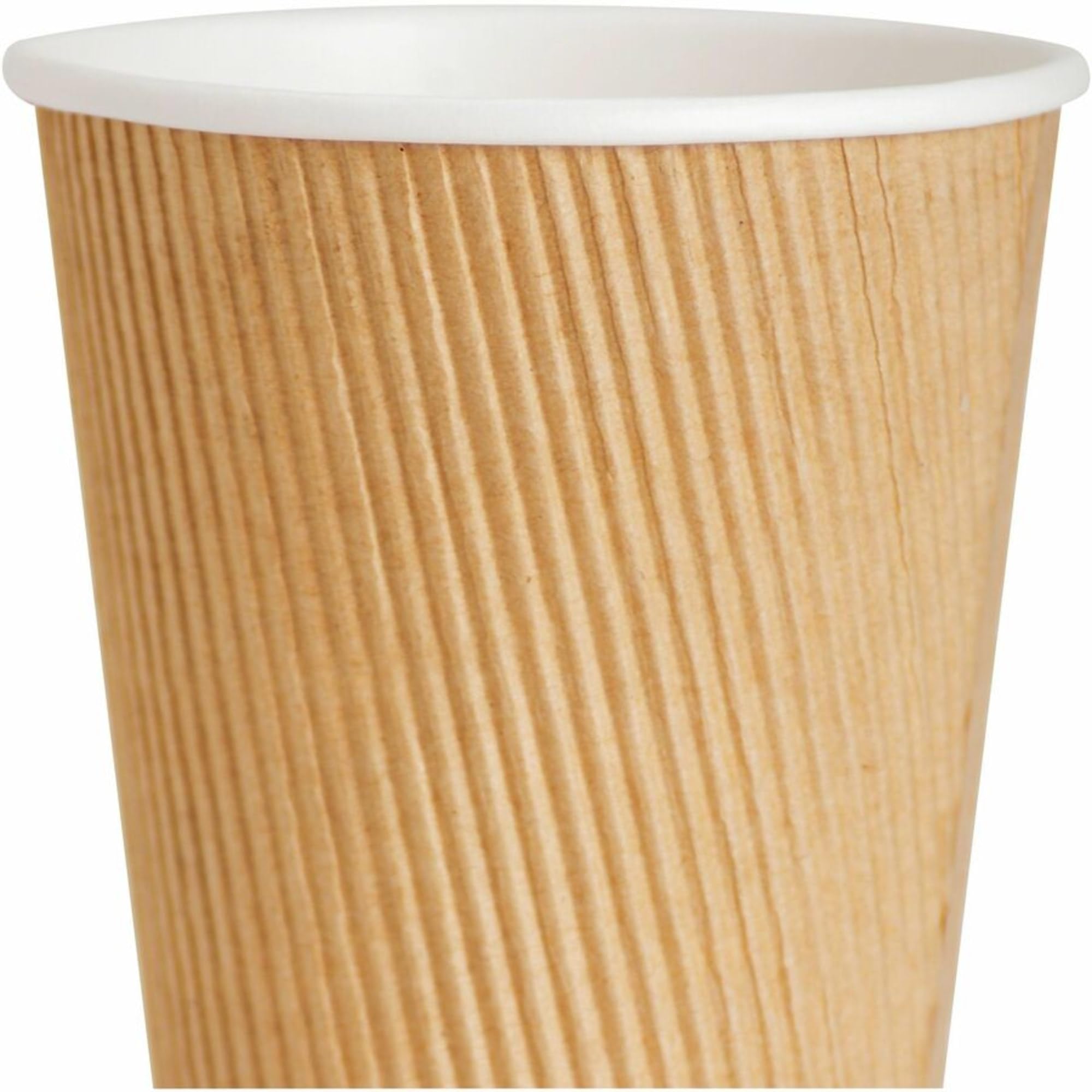 Genuine Joe Ripple Hot Cups, 25 Count (Pack Of 1), Brown