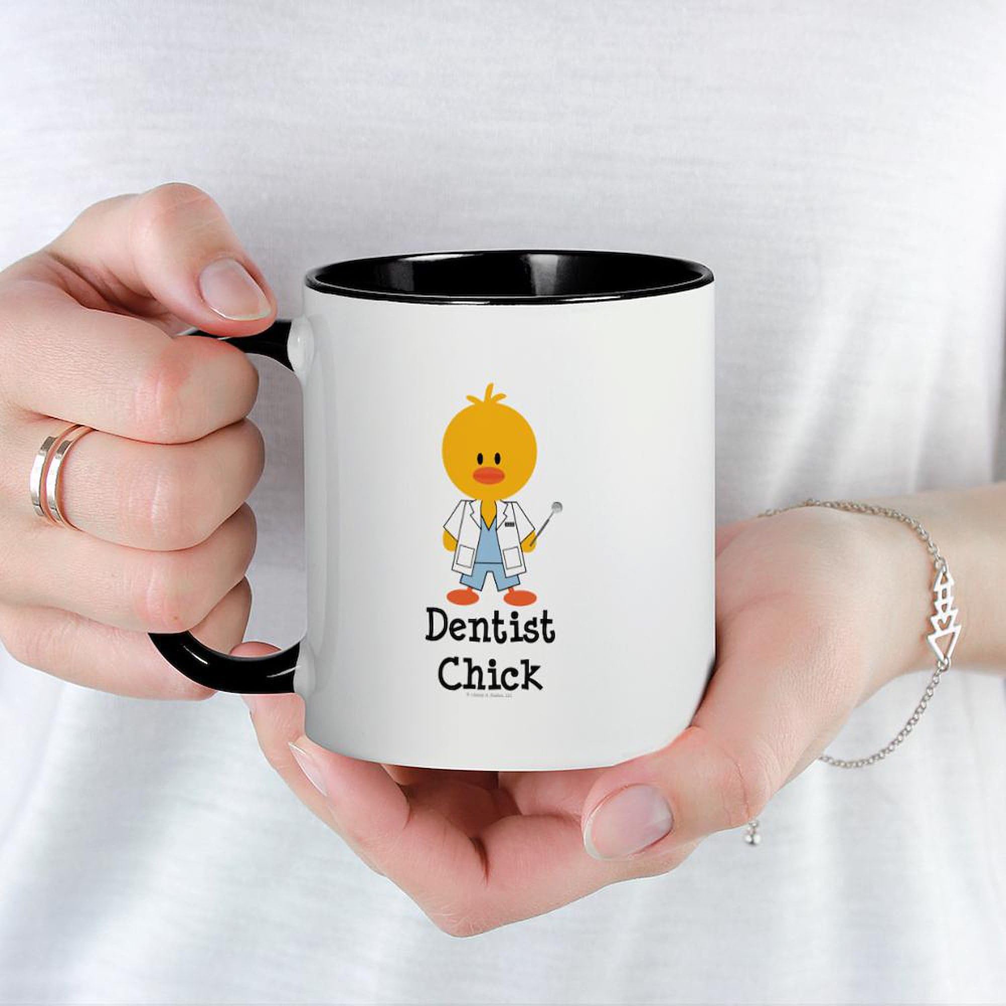 Cafepress Dentist Chick Mug 11 Oz (325 Ml) Ceramic Coffee Mug