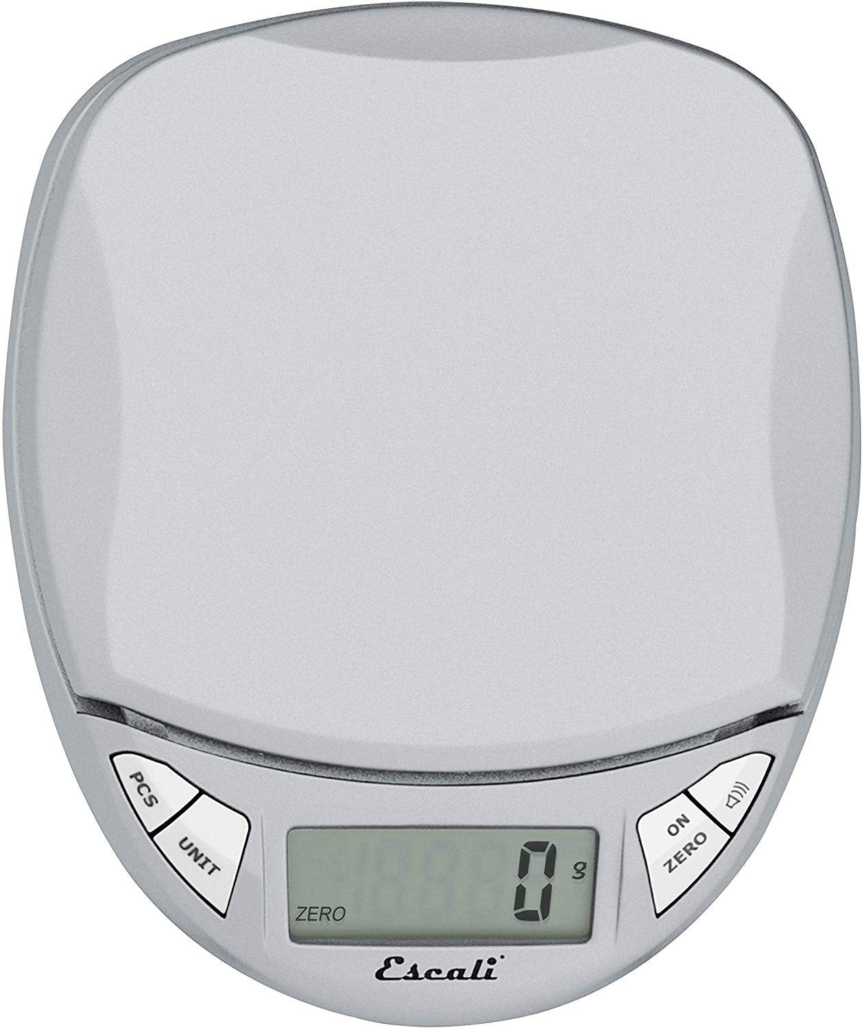 Escali Pico N115S Kitchen, Office Scale, Tare Functionality, Compact Design, Lcd Digital Display, 11Lb Capacity, Silver/Grey