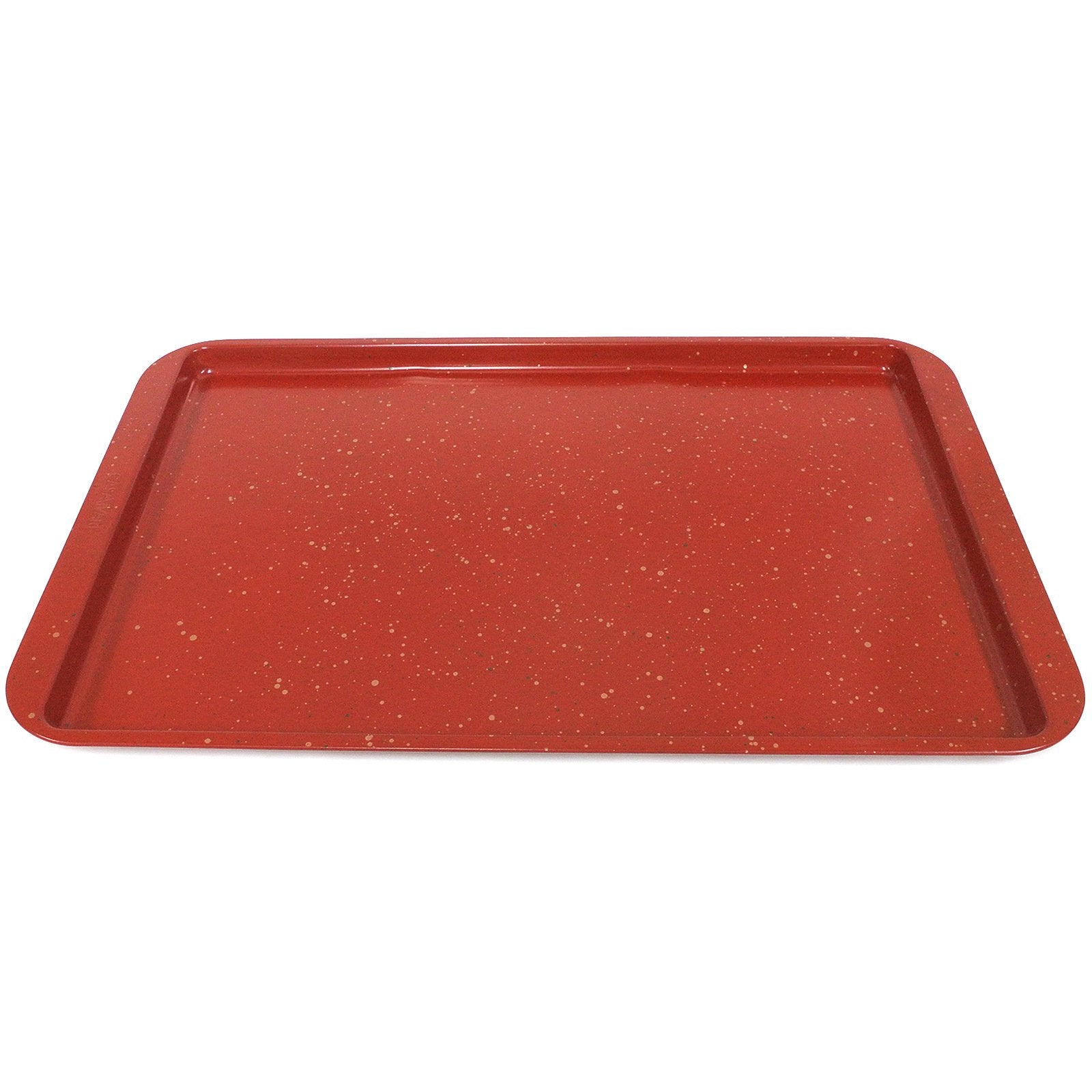 CasaWare Ceramic Coated NonStick Cookie/Jelly Roll Pan 11''x17'' (Red Granite)