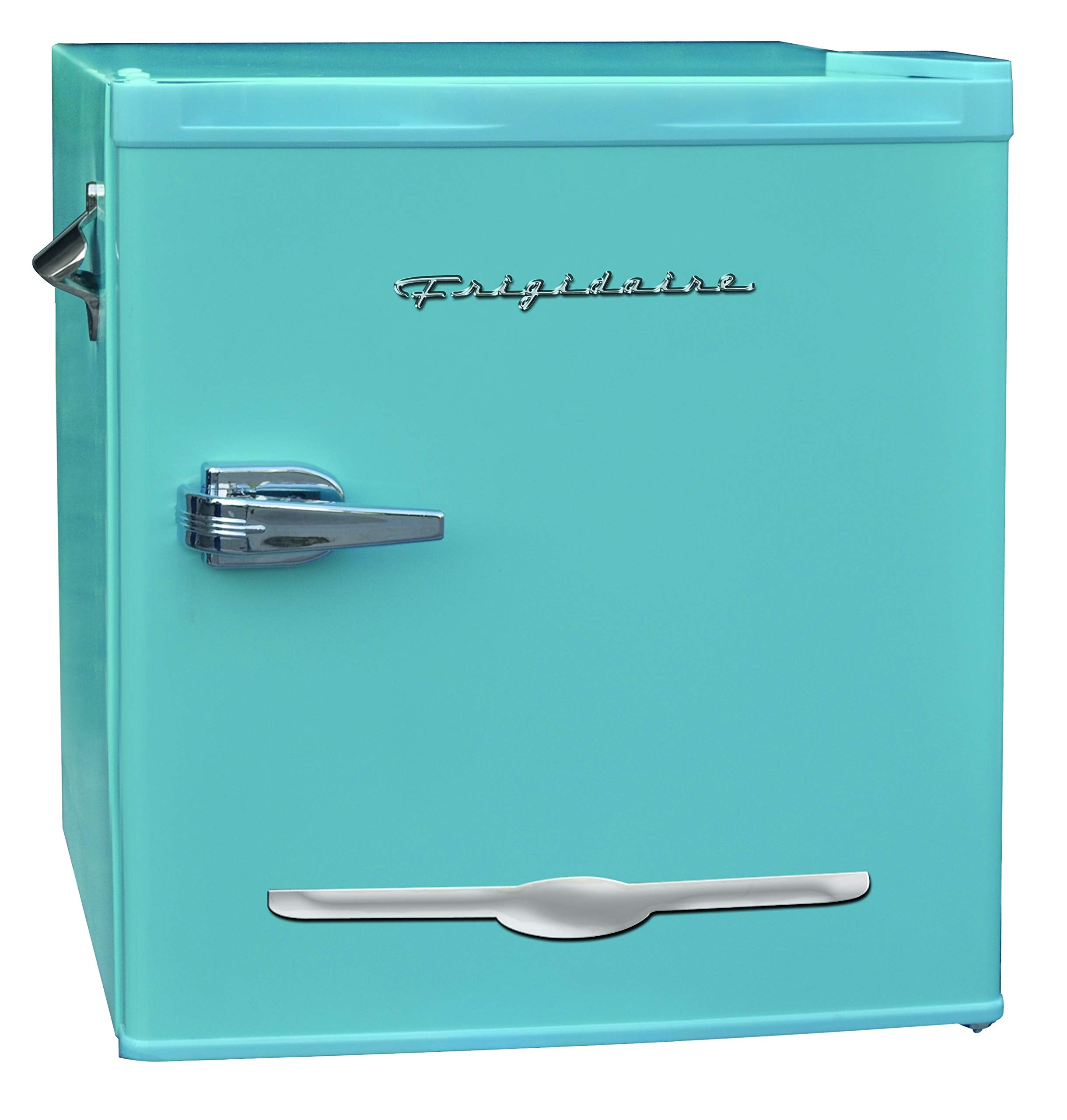 Frigidaire EFR176 Retro Compact Fridge with Chiller Mini Refrigerator with Built-in Bottle Opener for Office, Bedroom, Dorm Room