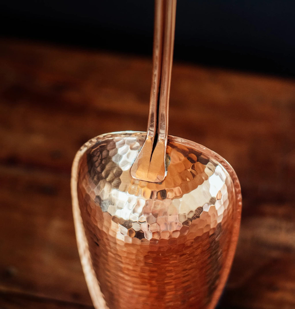 Sertodo Copper Scoop For Coffee And Spices | Solid Copper, Heavy Gauge ...