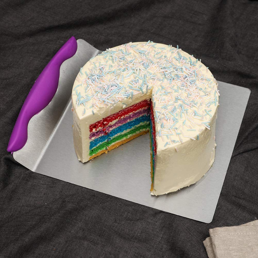 Cake Transfer Tool, Stainless Steel Cake Pizza Transfer Tray Moving Plate Cake Lifter Shovel Pastry Baking Tool, Made Of Stainle
