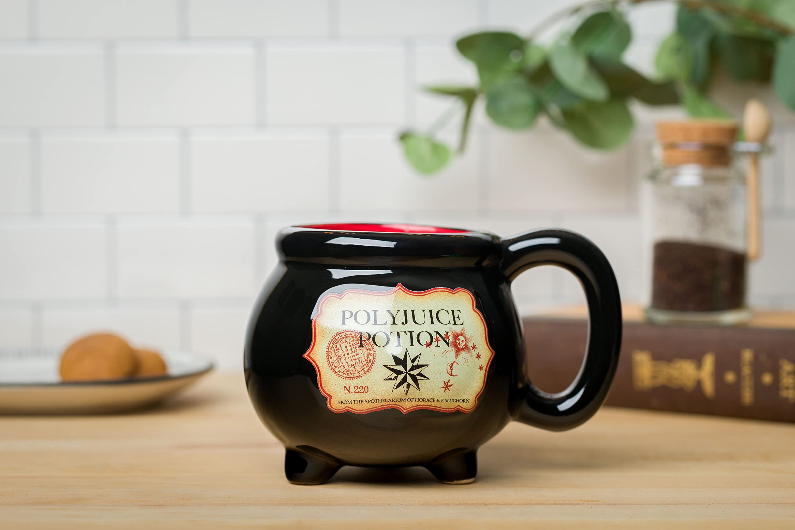 Silver Buffalo Warner Bros Harry Potter Polyjuice Potion Cauldron 3D Sculpted Ceramic Coffee Mug, 20 Ounces