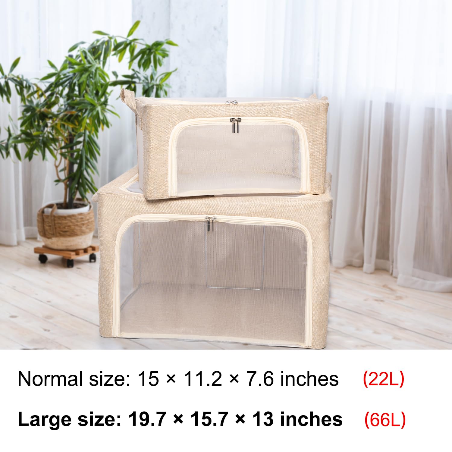 66L Large Cashmere Sweater Storage Bags | With 2 Bags Of Natural Cedar Ball | Breathable Cashmere Garment Bag For Merino Wool/Kn