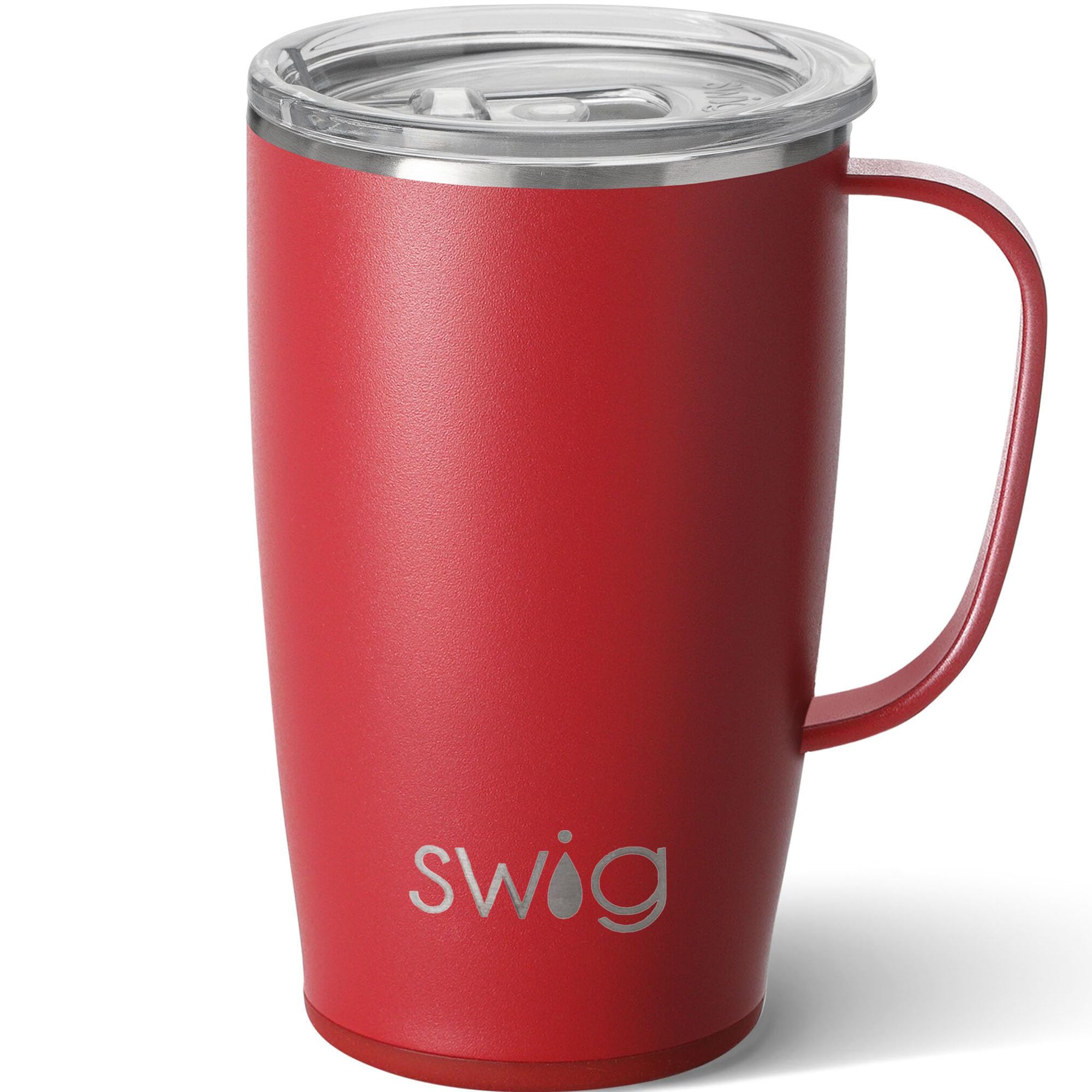 Swig Life 18Oz Travel Mug, Insulated Tumbler With Handle And Lid, Travel Coffee Mug, Cup Holder Friendly Travel Mug, Stainless S