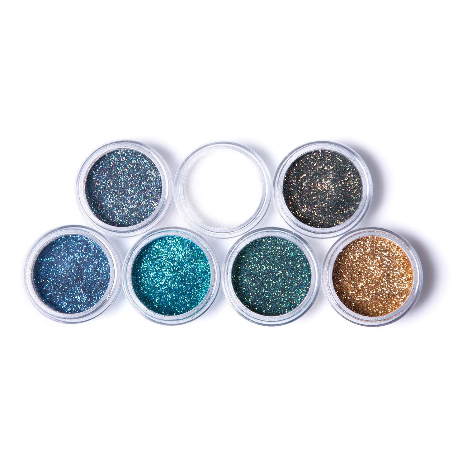 12 Pack Small Plastic Containers With Lids Clear Plastic Favor Storage Jars Wide Mouth For Beauty Products(1 Ounce, Clear)
