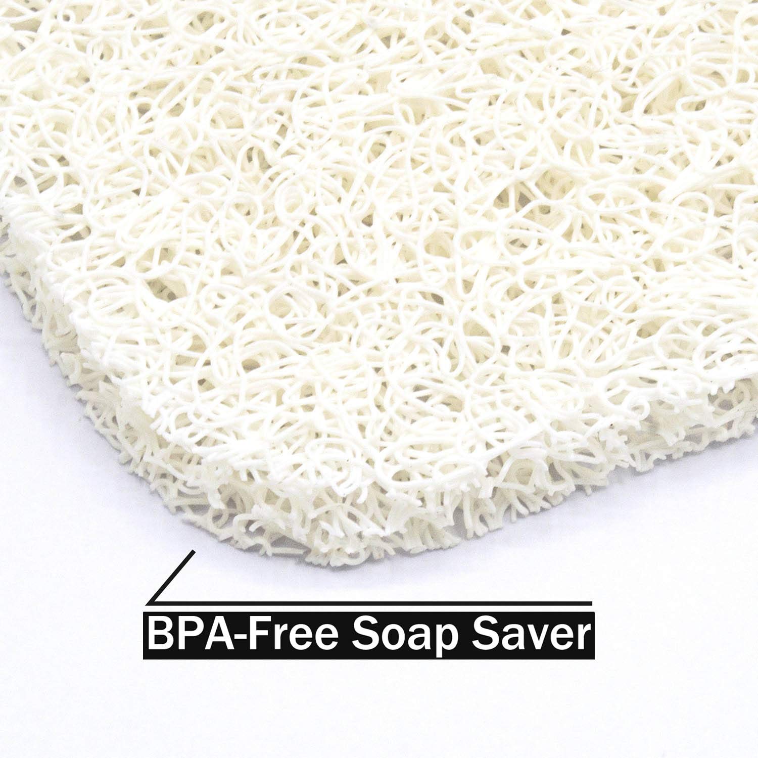 GUUKAR Soap Dish Stainless Steel Bar Soap Holder for Shower Bathroom  Self-draining Soap Dishes Sponge Holder for Kitchen Sink  Easy Cleaning Quick Dry(with White Soap Saver)