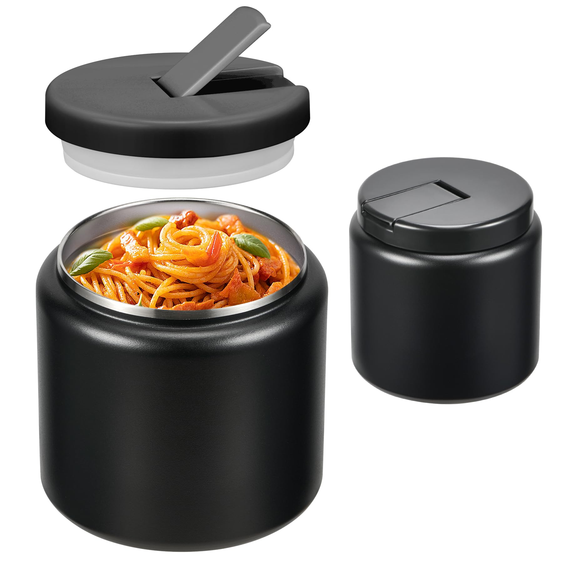 26oz Soup Thermo for Hot Food Kids with Buckle Lid Insulated Vacuum Food Jar Wide Mouth Leakproof Stainless Steel Lunch Containe