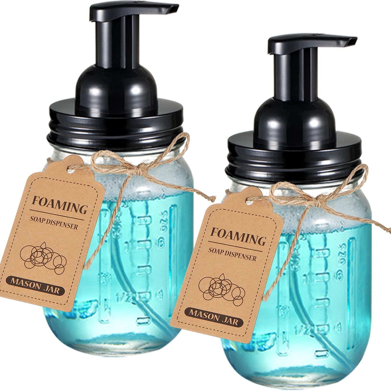 Mason Jar Foaming Soap Dispenser - Rustproof Stainless Steel Mason Jar Lid And Foaming Soap Pump,Best Hand Foam Soap Dispenser G