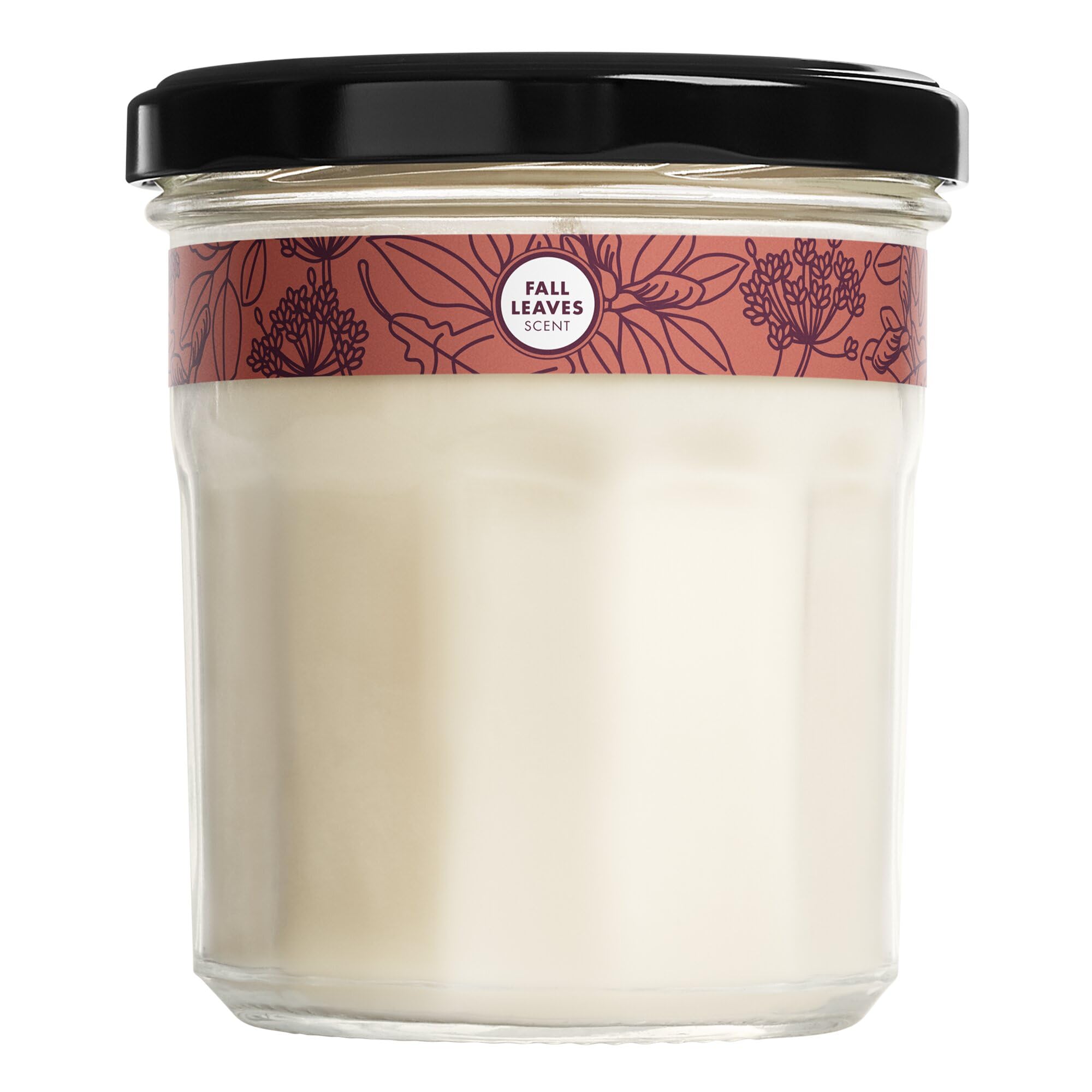 MRS. MEYER'S CLEAN DAY Scented Soy Candle, Large, Fall Leaves Scent, 7.2 oz