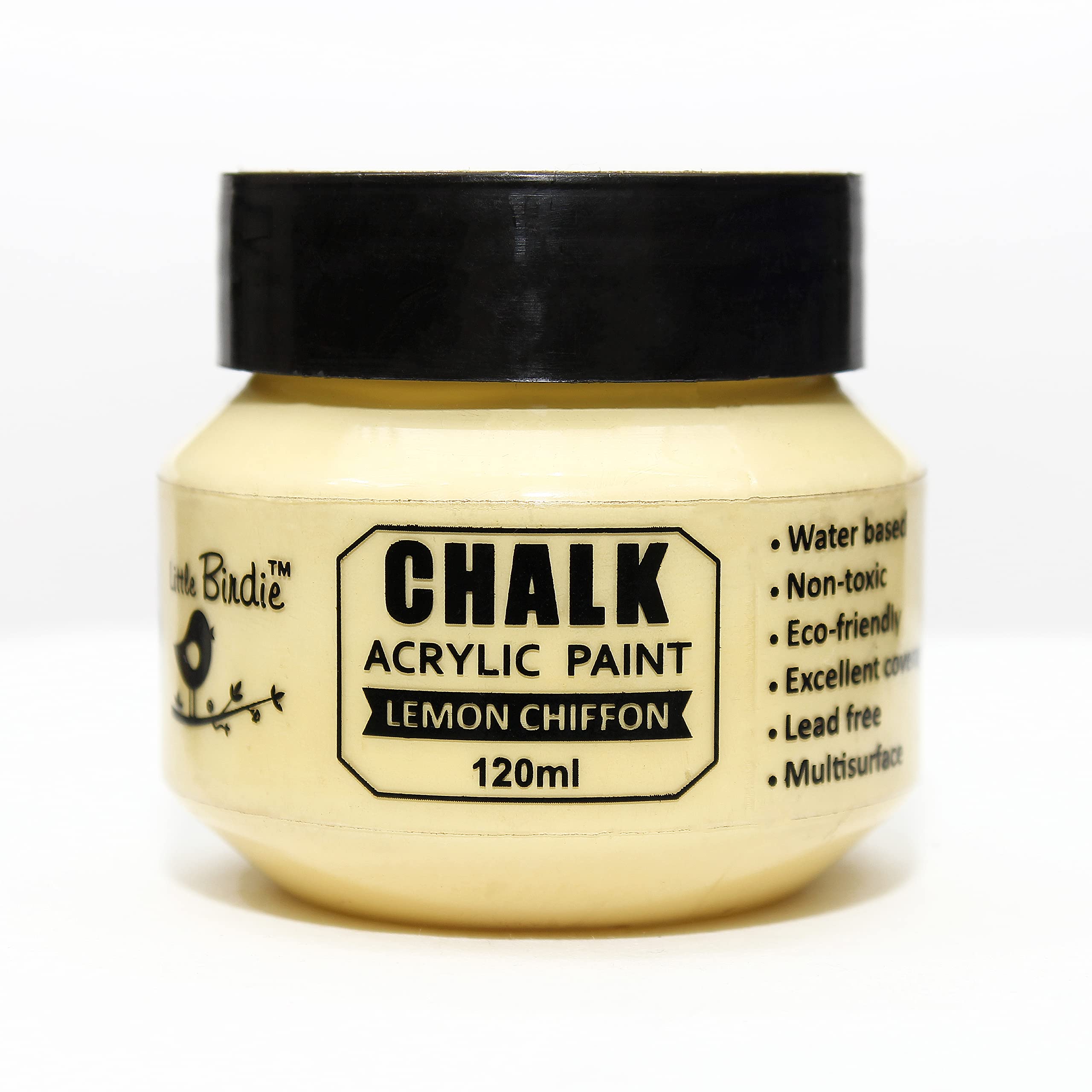 Itsy Bitsy- Home Decor Chalk Acrylic Paint 120Ml - Lemon Chiffon