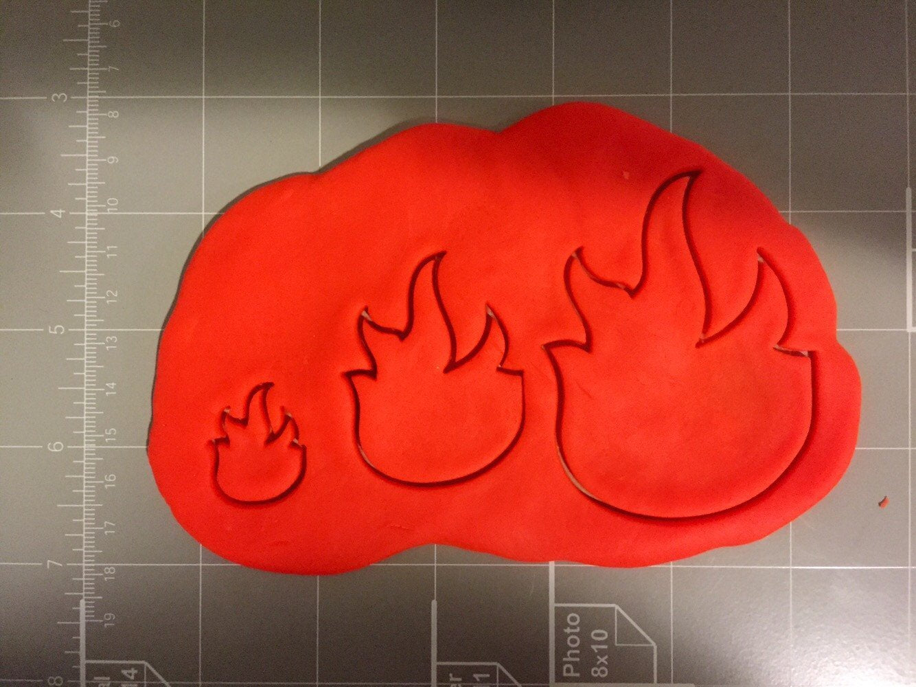 Fire Flame Cookie Cutter (4 Inch)