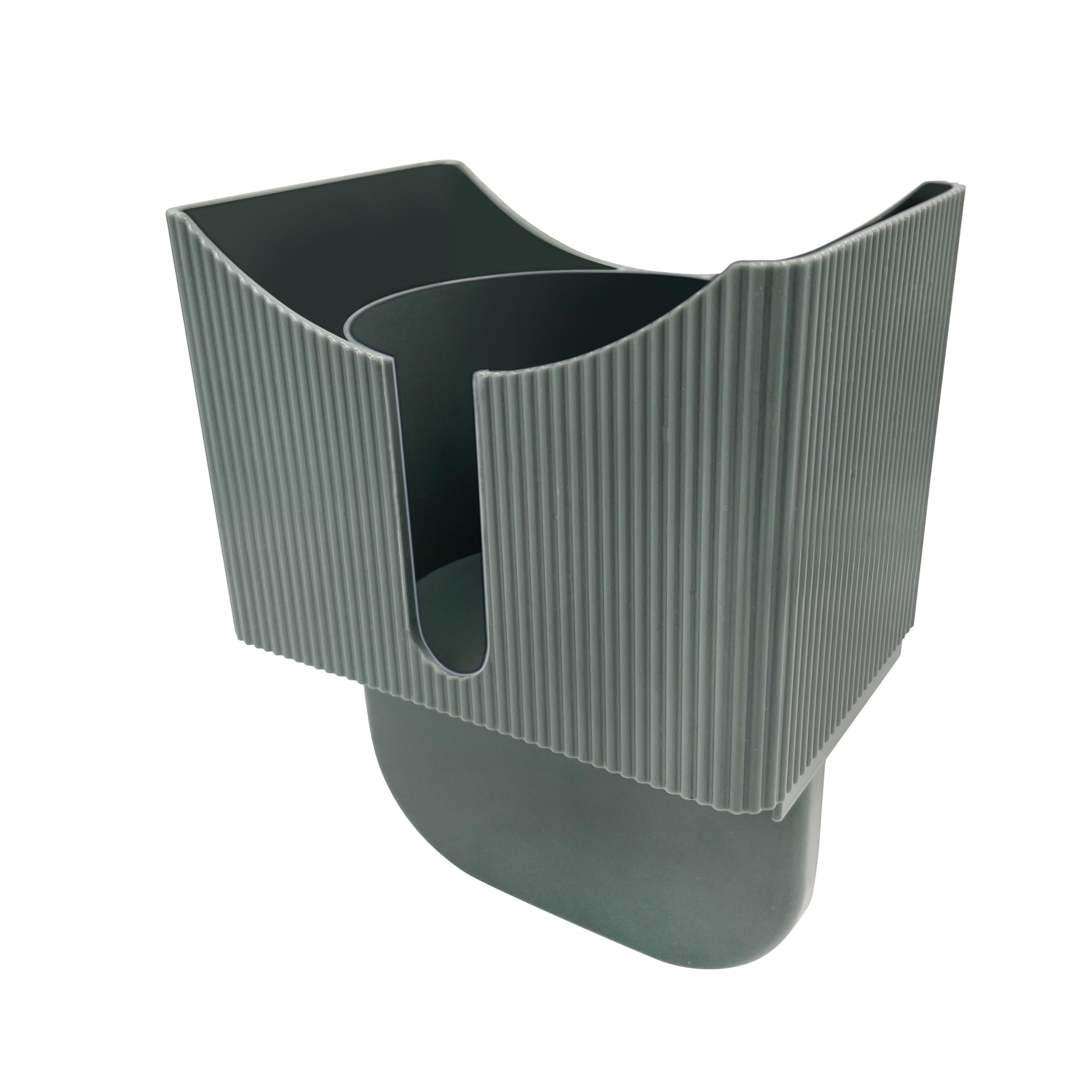 Couch Anti-Spill Drink Holder Tray, Couch Seat Cushion Cup Beverage Holder For Cups, Mugs, Bottles, Cans (Gray)