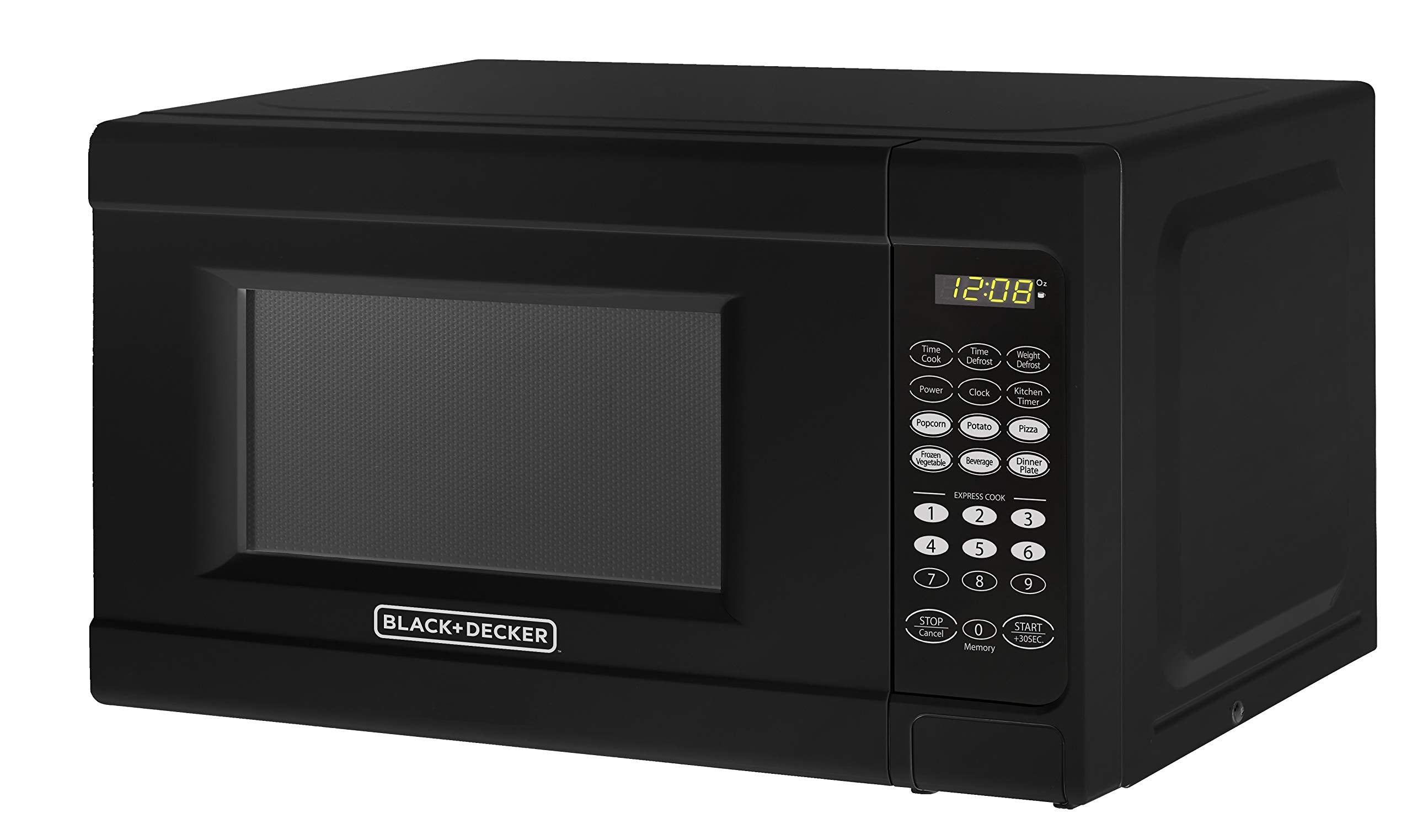 Black & Decker EM720CPI-PMB 700-watt Microwave, 0.7 Cubic Feet, Black