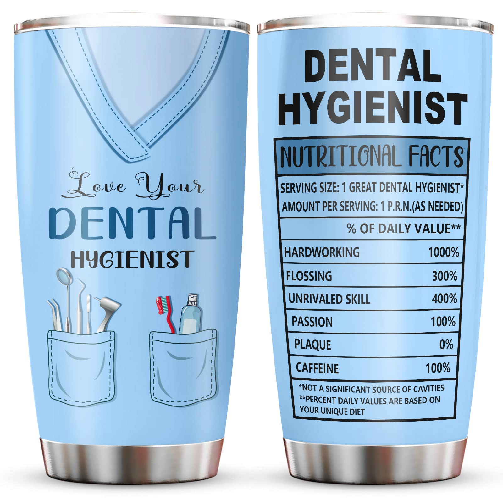 Jevuta Dental Hygienist Gift Tumbler - Dental Hygienist Appreciation Week Gifts - Graduation Gifts for Dental Hygienist (20oz)