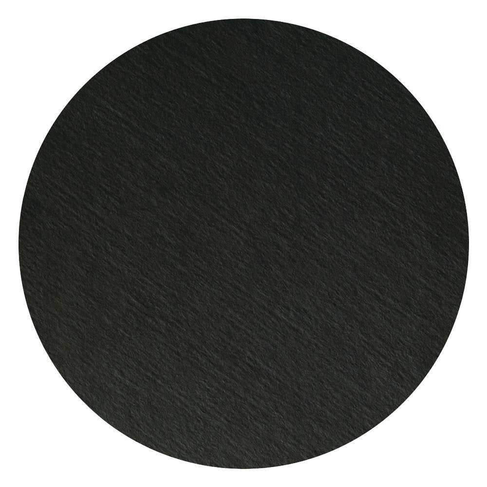 Hoffmaster 876107 Round Two-Sided Coaster, 4'' Black (Pack Of 500)