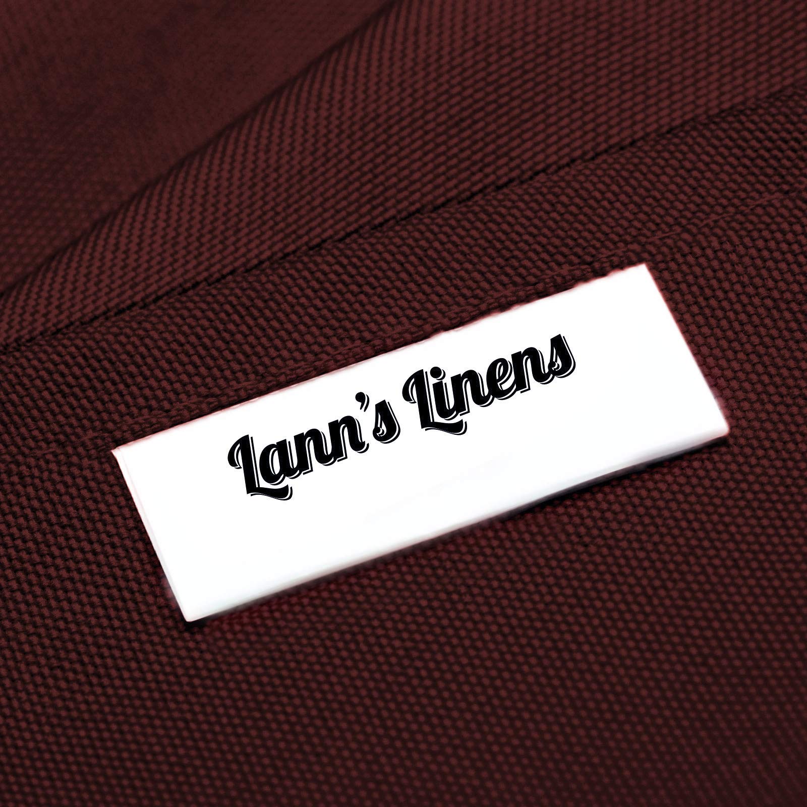 Lann'S Linens - 90 X 156 Premium Tablecloth For Wedding/Banquet/Restaurant - Rectangular Polyester Fabric Table Cloth - Burg