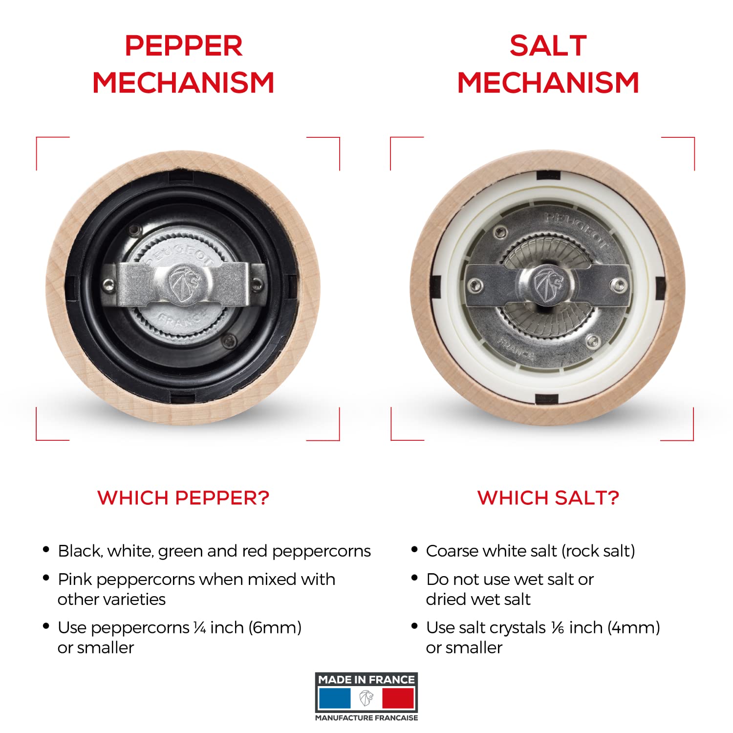 Peugeot Paris u'Select Salt Mill  40cm /16 Inch  Natural