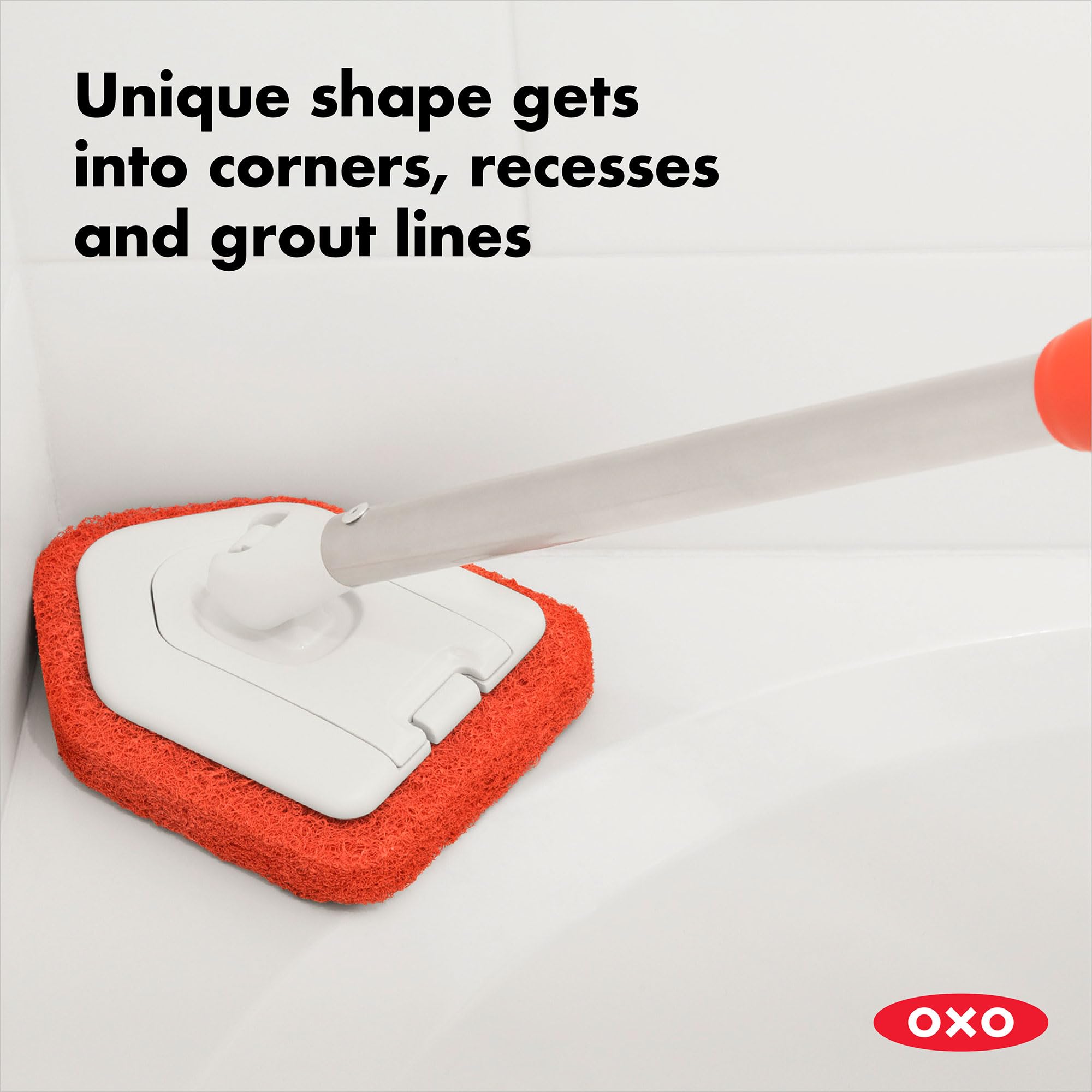 Oxo Good Grips Extendable Shower, Tub And Tile Scrubber - 42 Inches