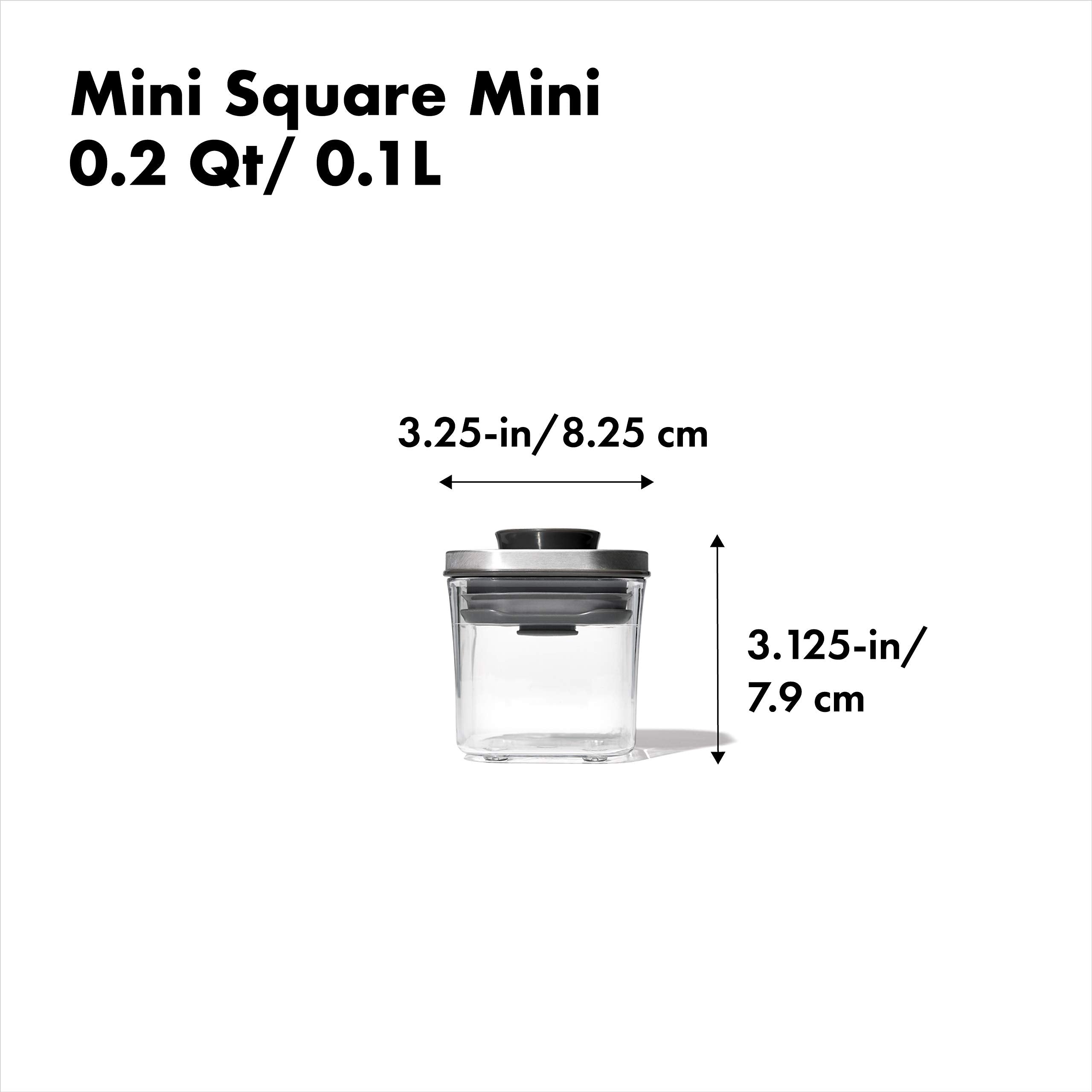 Oxo Steel Pop Mini Container - 0.2 Qt For Spices And More