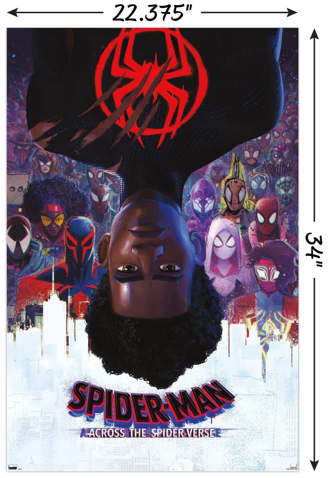 Trends International Marvel Spider-Man Poster - Unframed 34" x 22.4" Wall Art
