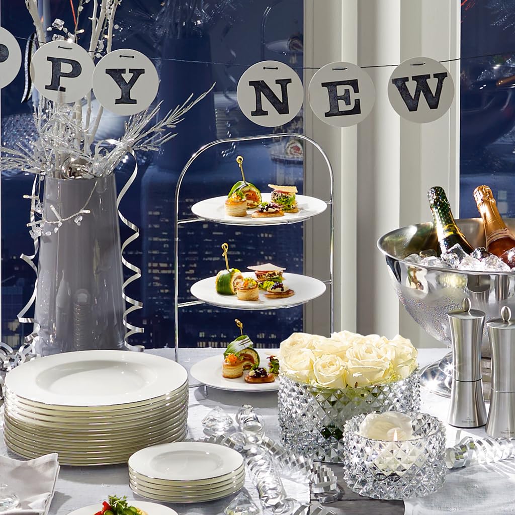 Villeroy & Boch Anmut 3 Tier Server, Metallic