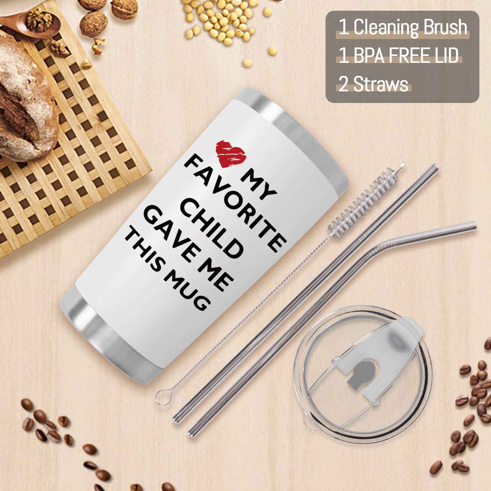 Best Mom Ever Mug, Best Dad Ever Tumbler, Father s Day Gifts for Dad Men, Mother s Day Gift for Mom Women from Daughter Son, Gif