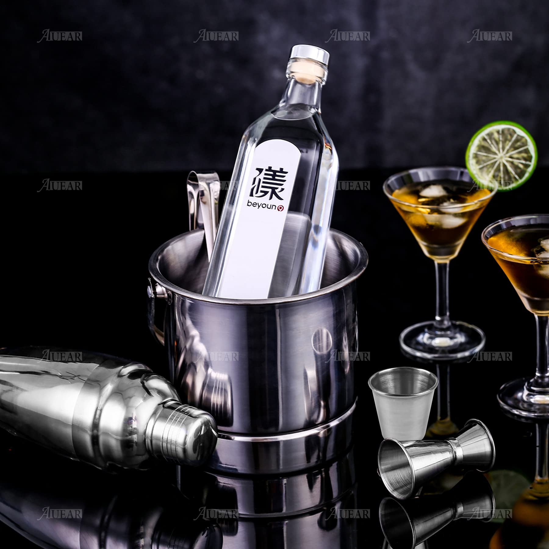 Auear, 12 Pack 1 Ounce Stainless Steel Shot Cups Metal Shot Glasses Drinkgng Vessel Tumbler Barware For Home Bar Party Restauran