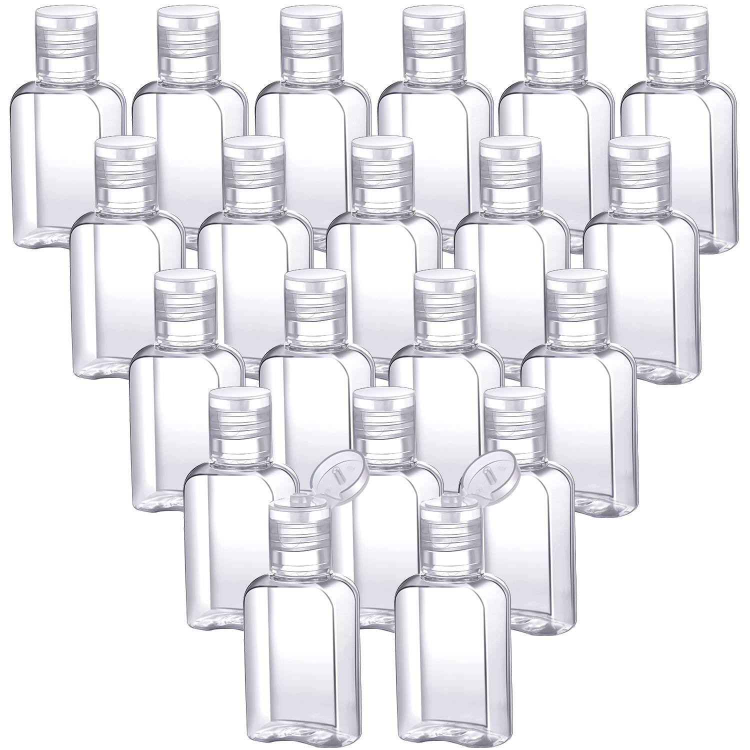 Portable Travel Bottle Clear Plastic Empty Bottles Refillable Reusable Bottles Containers For Travel Outdoor Camping Business Tr