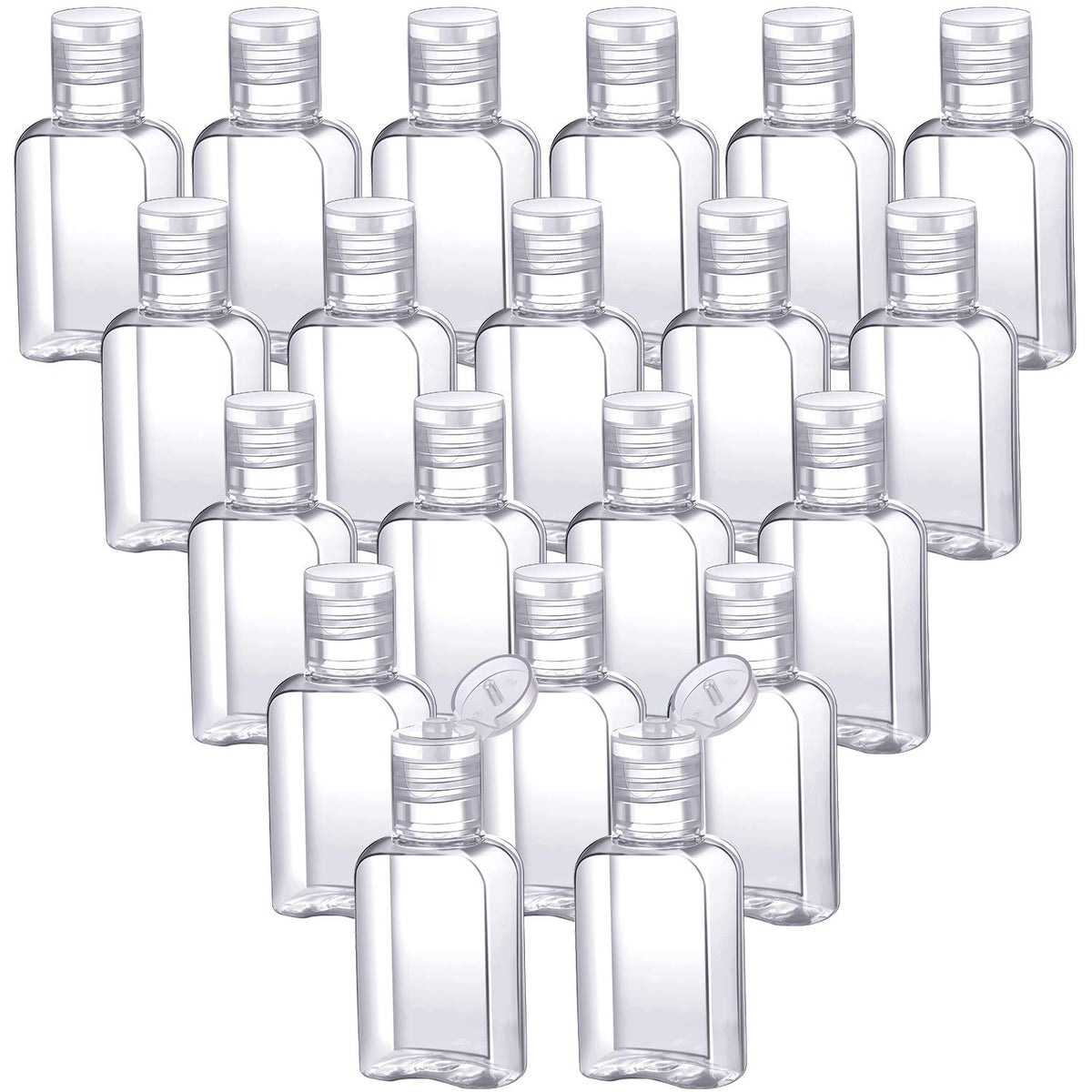 Portable Travel Bottle Clear Plastic Empty Bottles Refillable Reusable Bottles Containers For Travel Outdoor Camping Business Tr