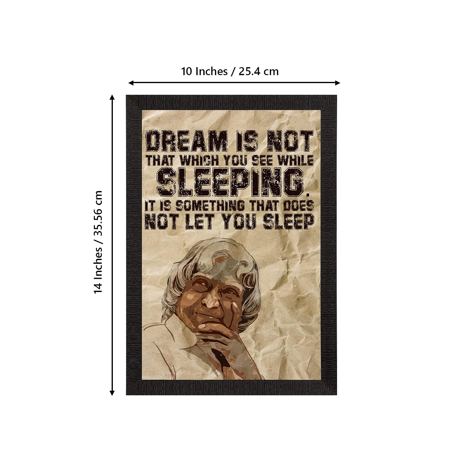 eCraftIndia Dream Is Not That Which You See While Sleeping, It Is Something That Doesnt Let You Sleep A. P. J. Abdul Kalam Moti