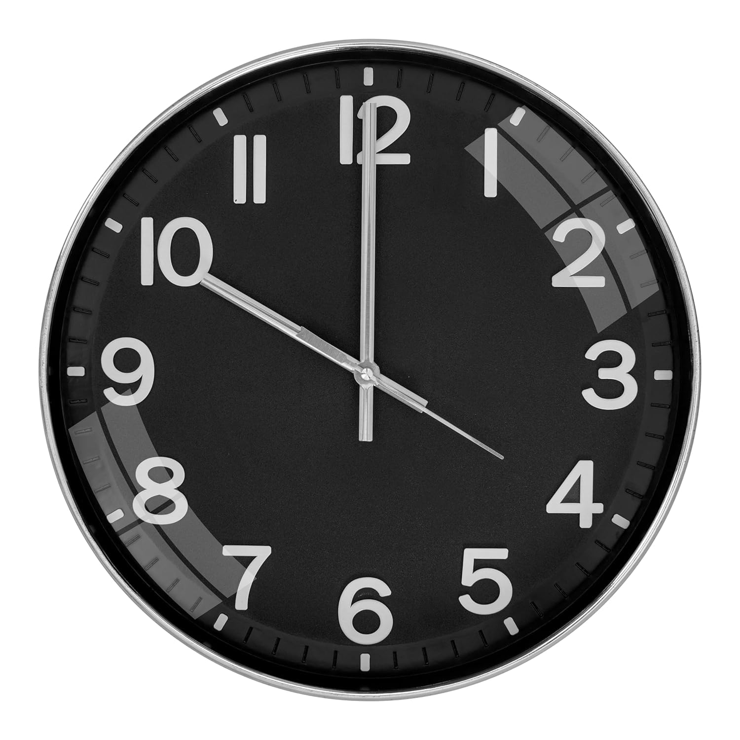 Tekcool Digital Wall Clock 12 Silent Quartz Decorative Latest Non-Ticking Classic Clock Battery Operated Round Easy To Read For 