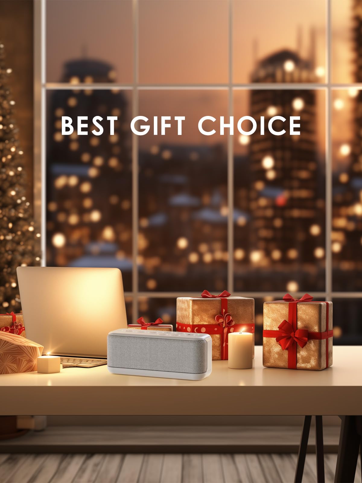 OnLyee Sound Machine for Adults  USB Rechargeable White Noise Machine for Office Privacy & Noise Canceling  42 Soothing Sound with Lullabies & Fan Sounds  Auto-Off Timer & 8-Level Volume Control