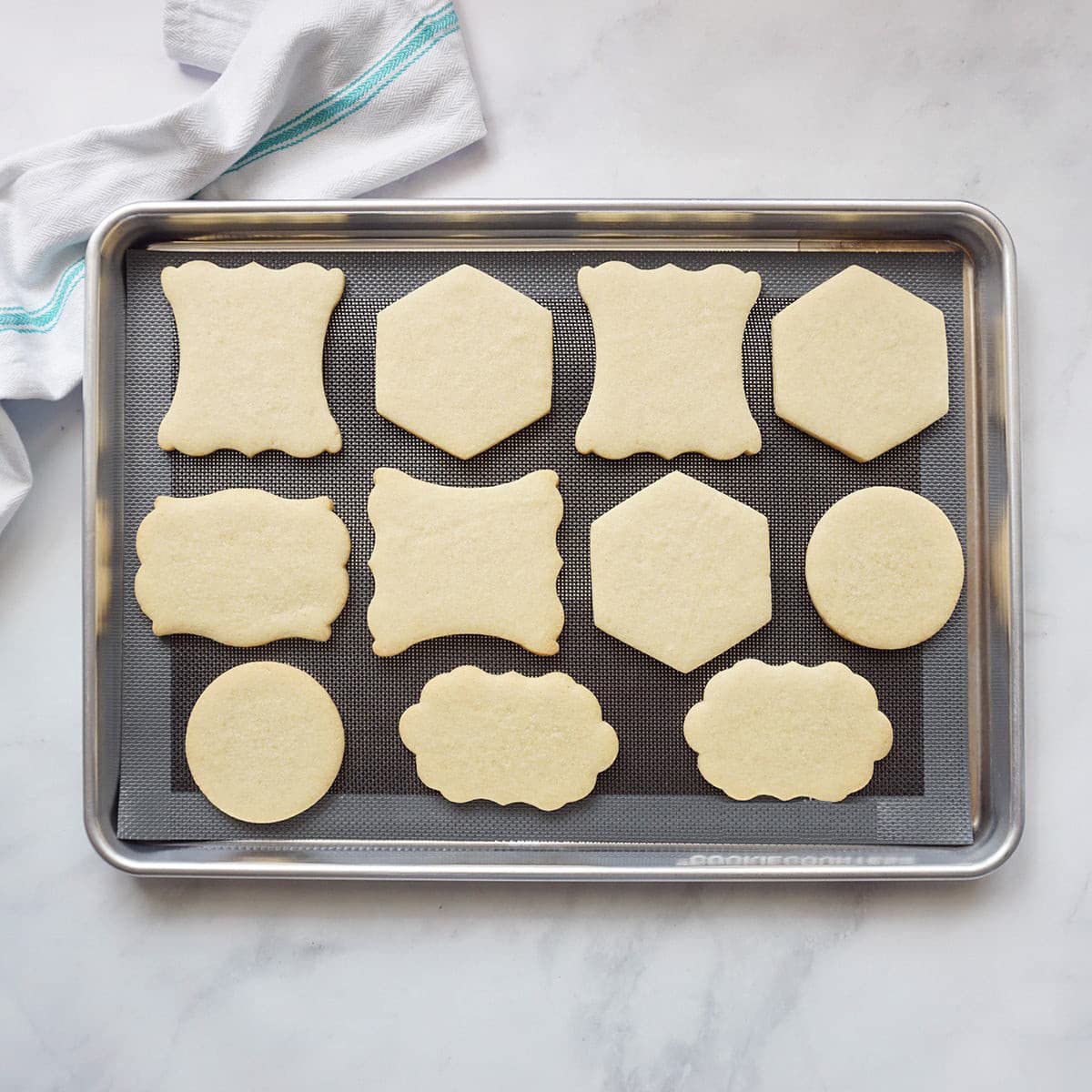 16.5 X 11.5 Mesh Non-Stick Baking Mats, Medium, Set Of 2, Fits What Is Commonly Called A Half Sheet Pan