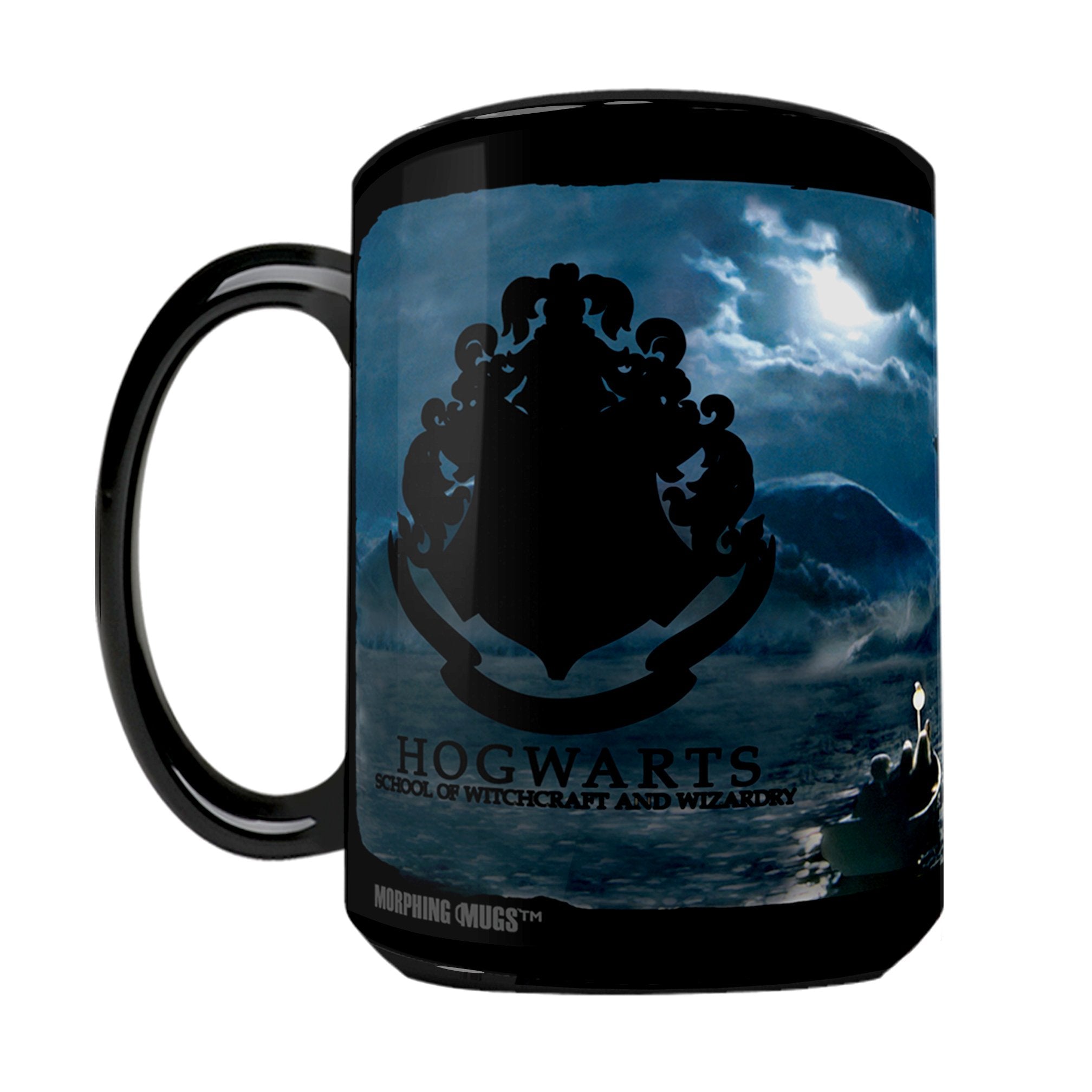 Morphing Mugs Harry Potter Crest Heat Sensitive 16 oz Ceramic Mug - Full Image Revealed with Hot Liquid