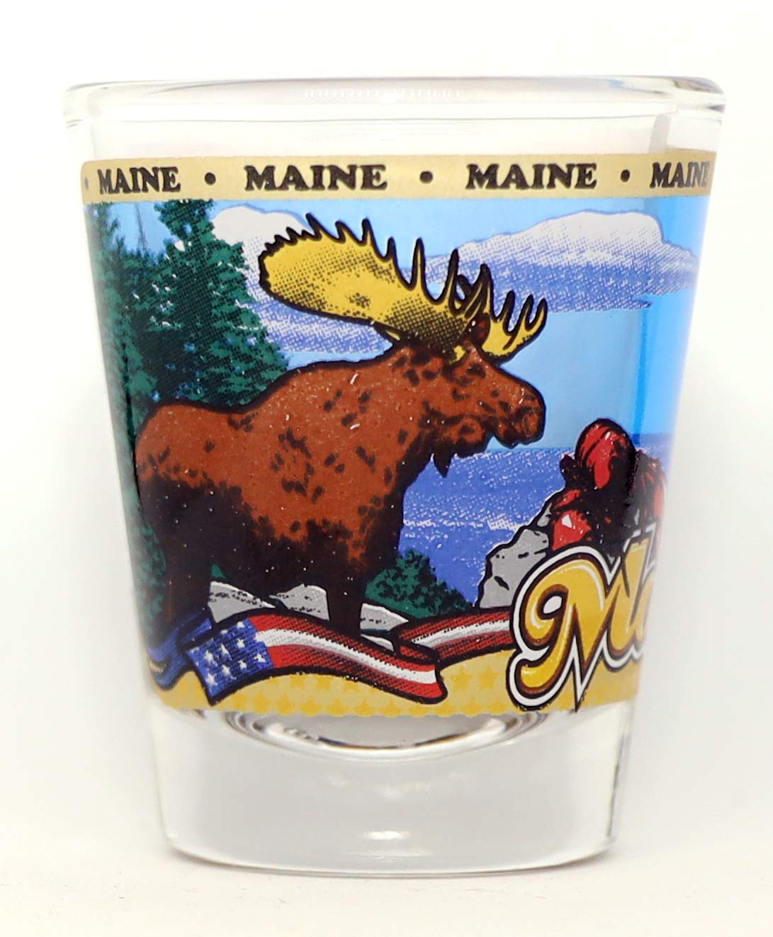 Maine State Wraparound Shot Glass