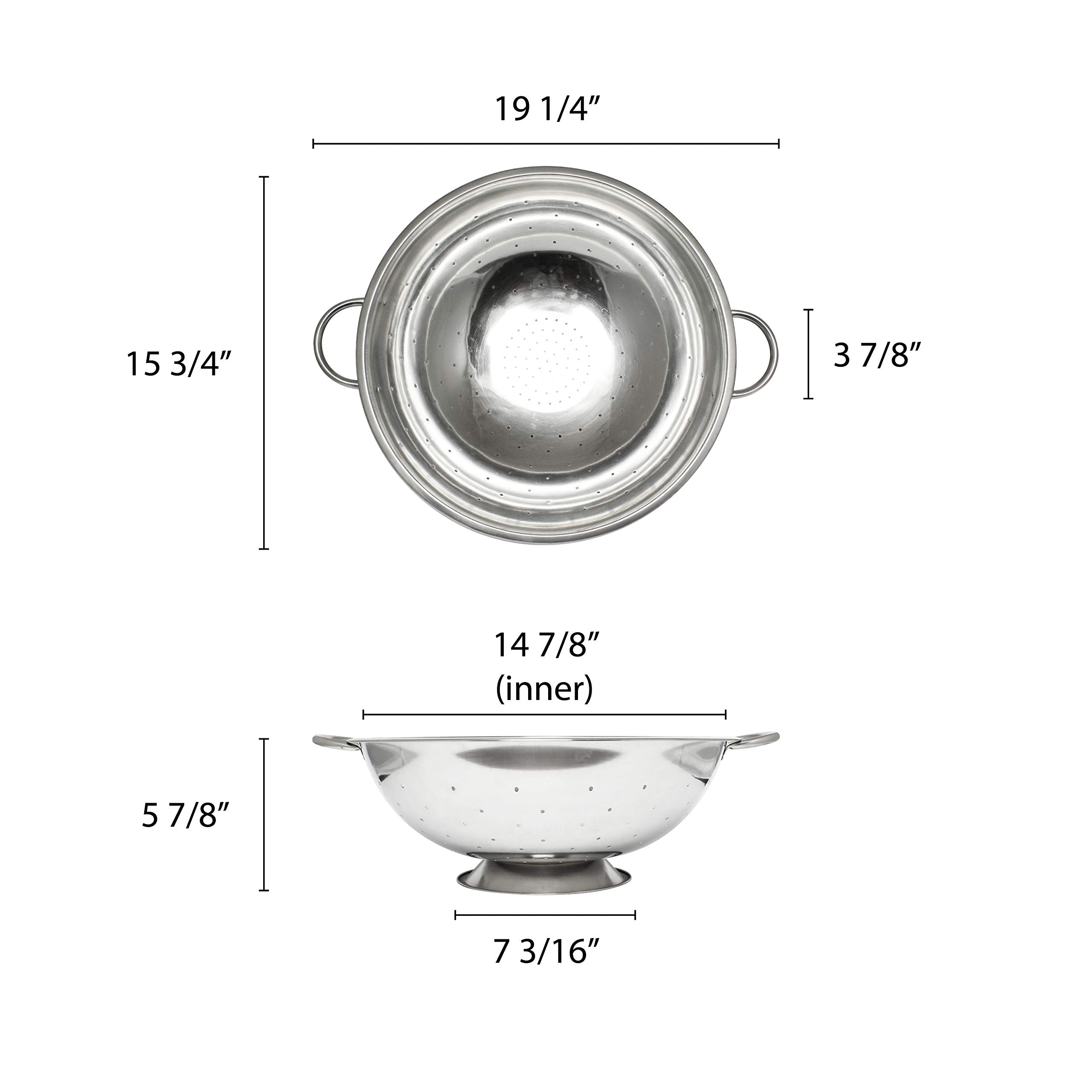 Excellant   13 Quart Stainless Steel Colander