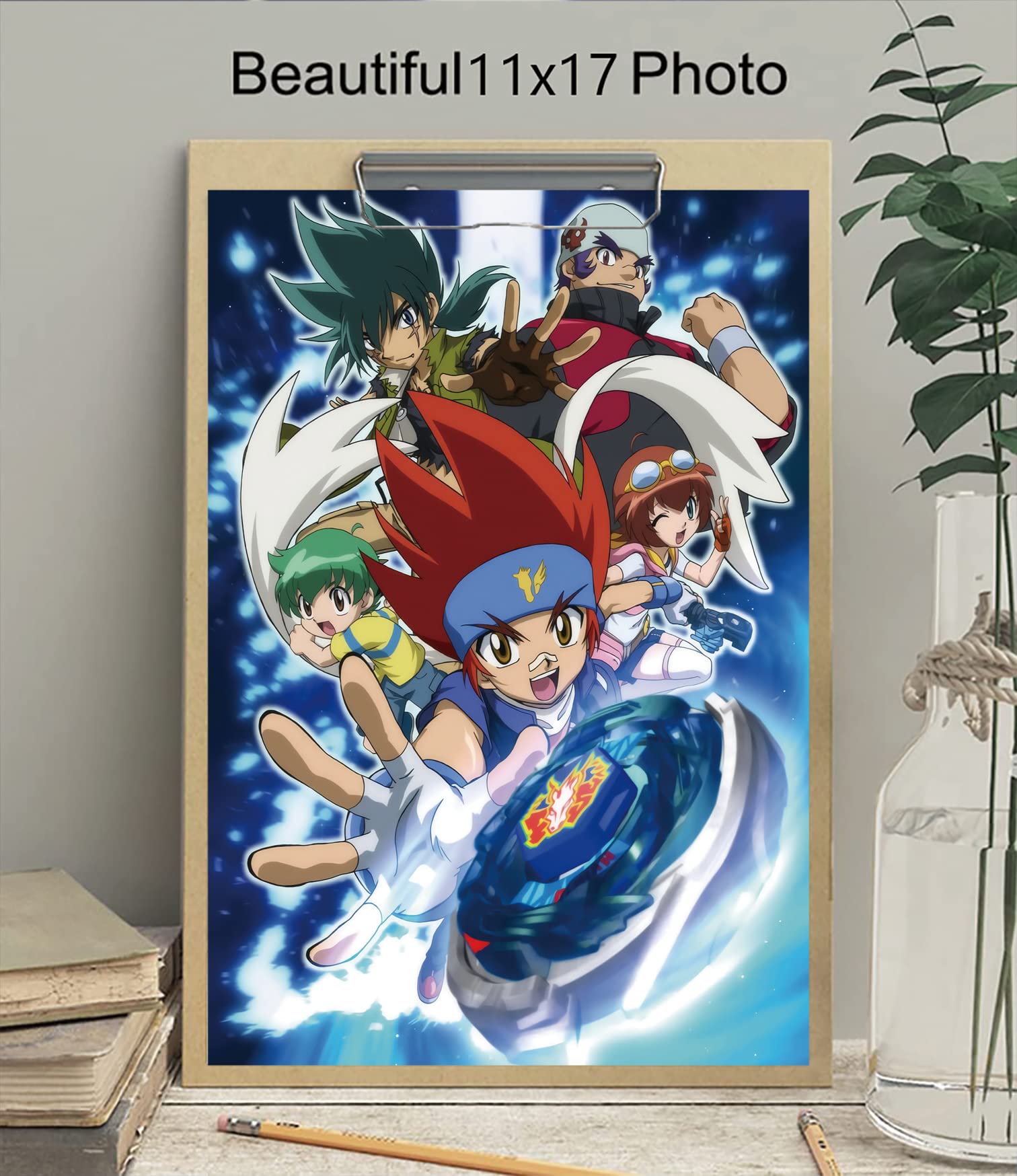 Christ-Ez Anime Cartoons Beyblade Metal Fusion Cool Wall Decor Art Print Posters For Room Aesthetic- Matte Poster Frameless Gift
