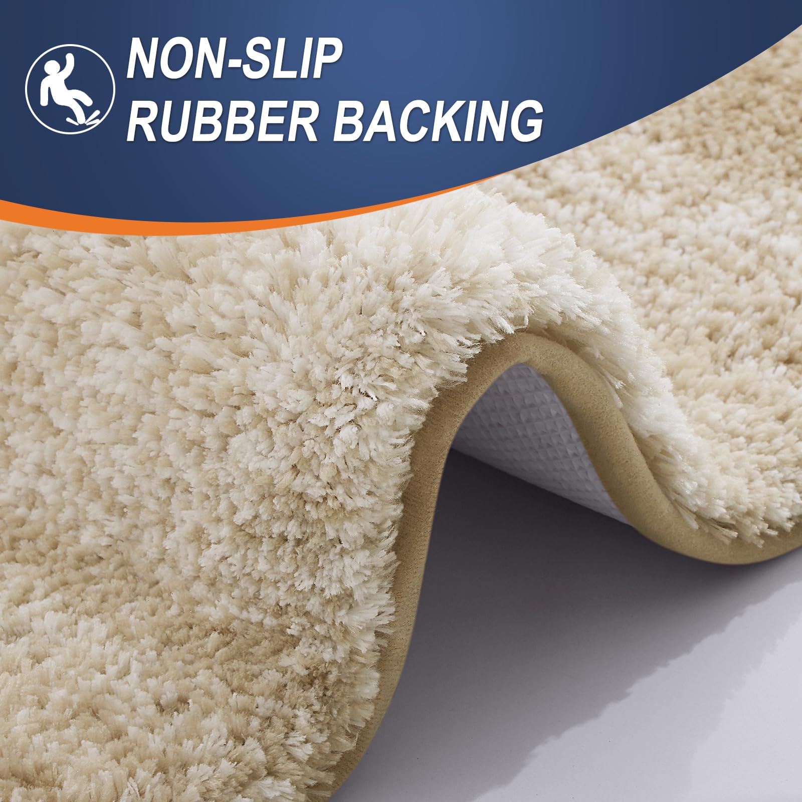 Olanly Bathroom Rugs Mat 36X24, Extra Soft Absorbent Microfiber Bath Rugs, Rubber Backing, Quick Dry, Machine Washable Bath Mats