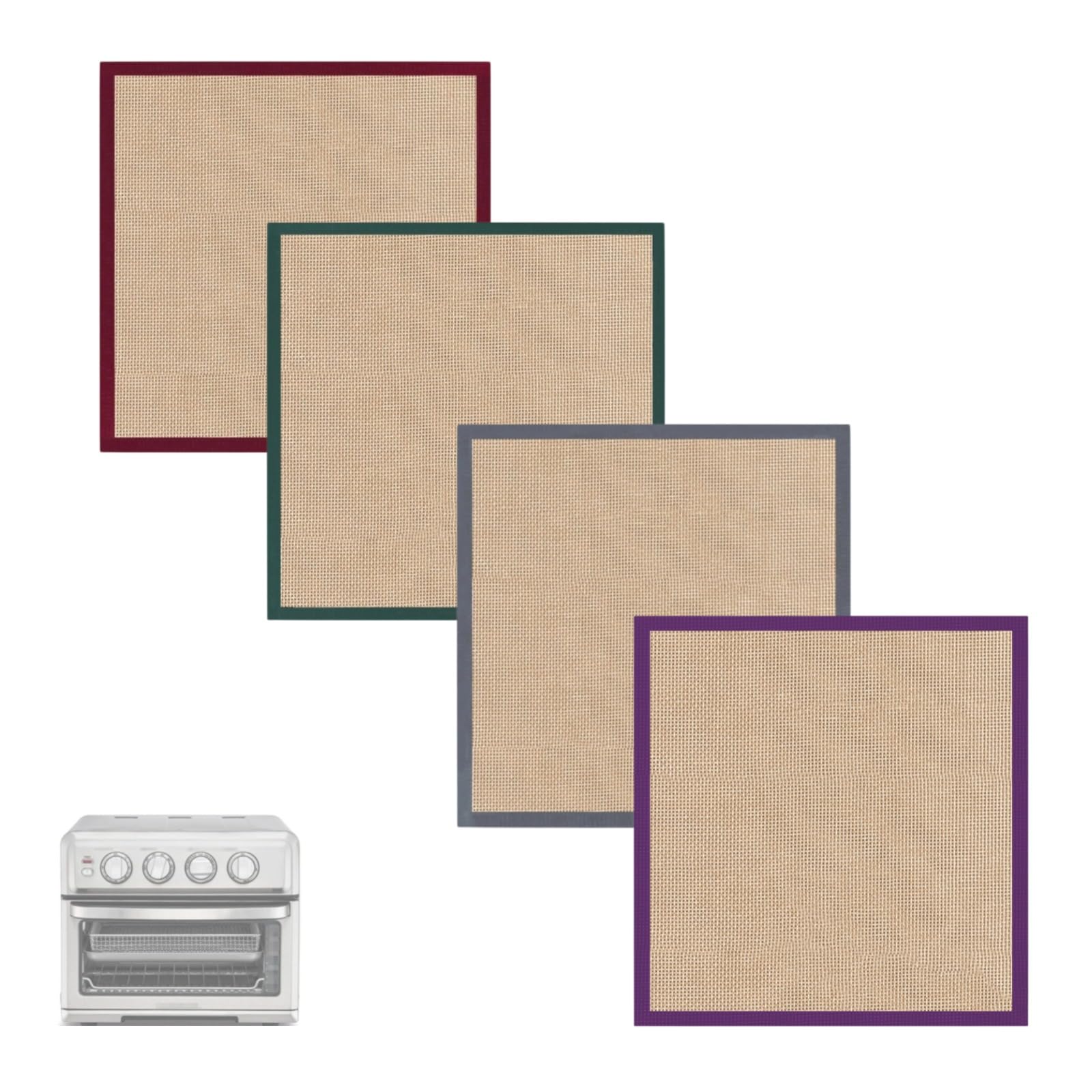 Fovege 4 Pack Oven Liners for Bottom of Oven for Cuisinart TOA60/65/70