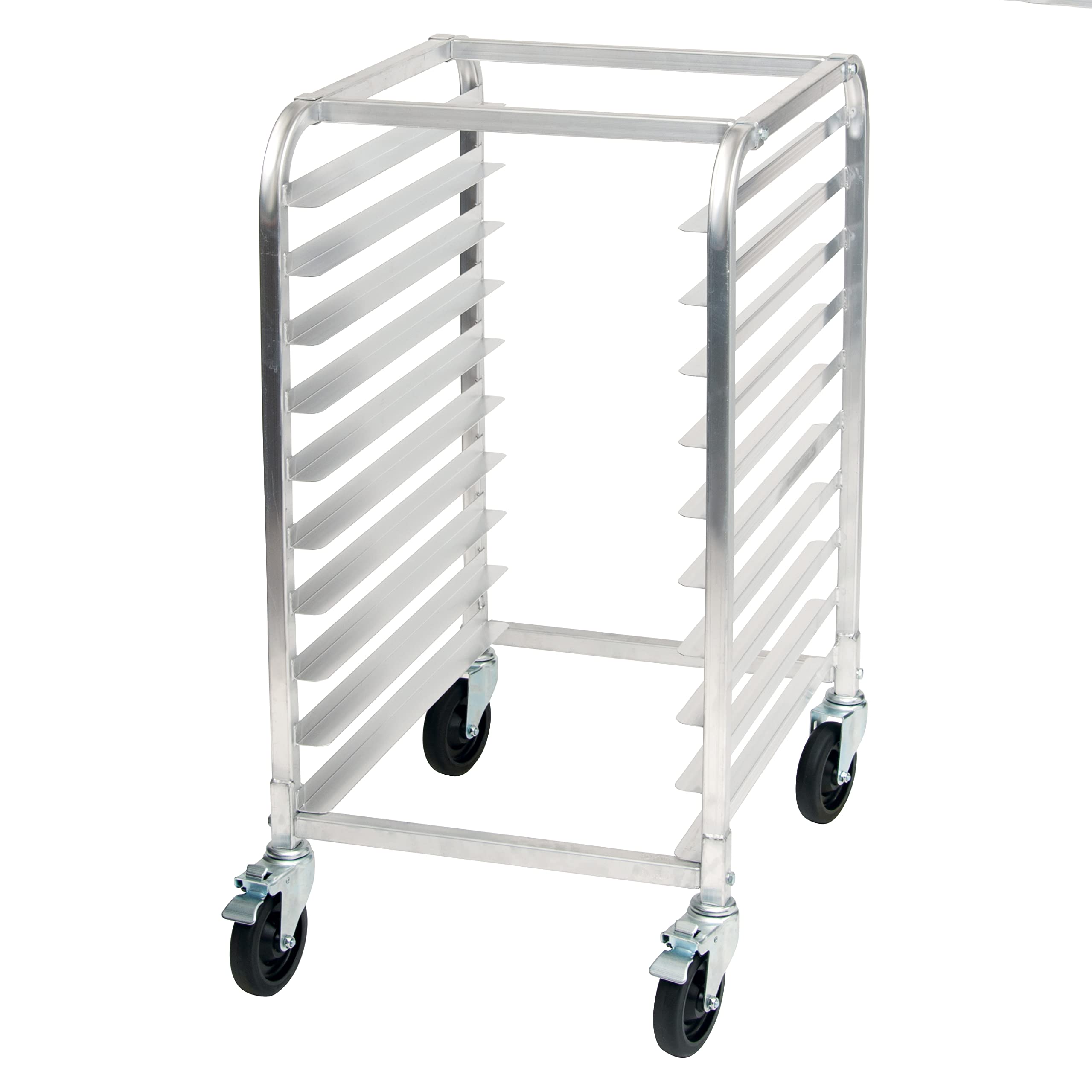 Winco 10-Tier Aluminum Sheet Pan Rack With Brake