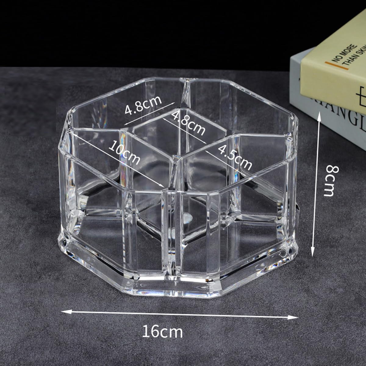 Yakri Acrylic Tea Bags Holder Coffee Sugar Bag Case Guest Room Organizer Storage Boxes-5 Department For Kitchen,Home Ytbh-002
