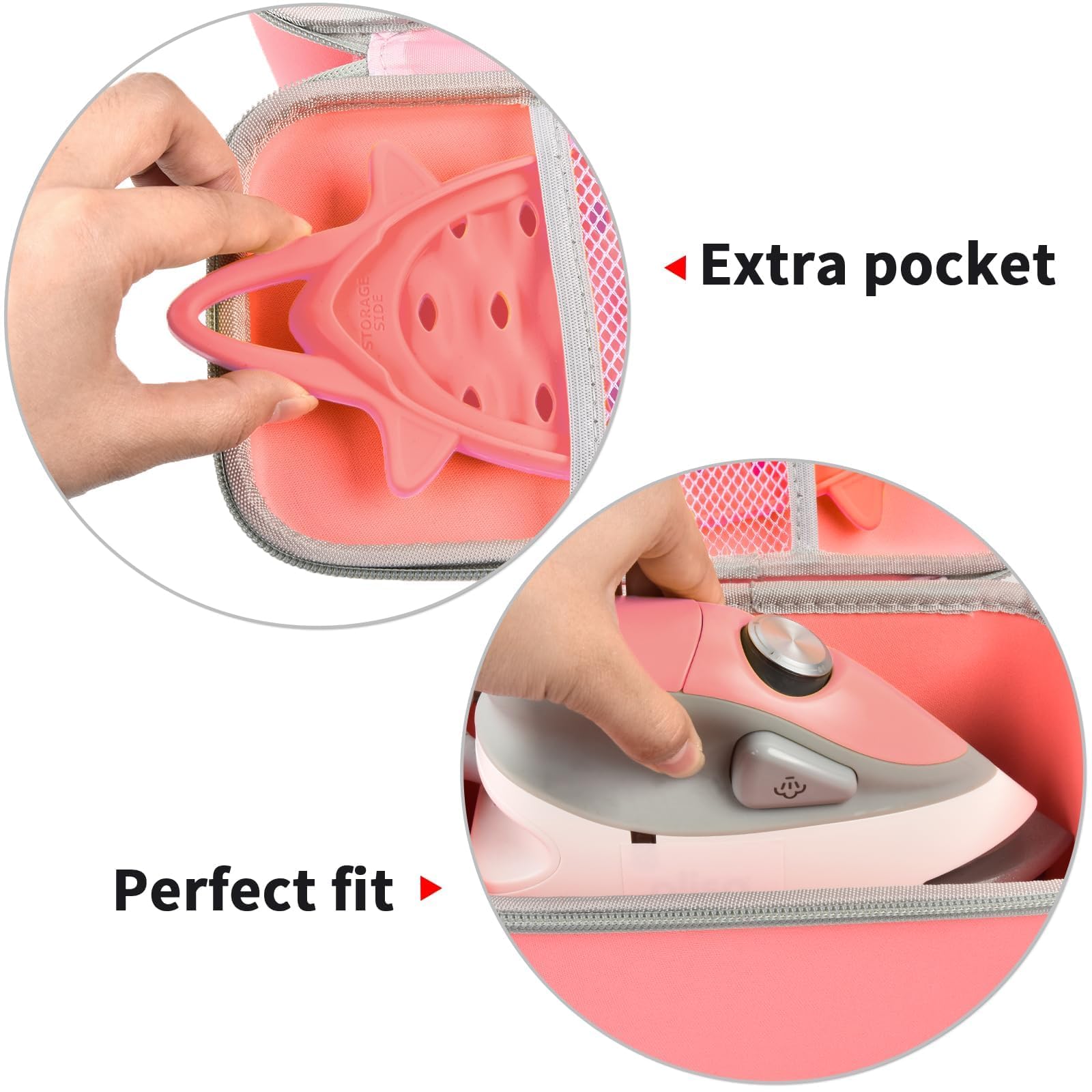 Gwcase Case Compatible With Oliso M3Pro/ M2 Mini Project Steam Iron. Travel Irons Carrying Organizer Holder For Solemate And Oth