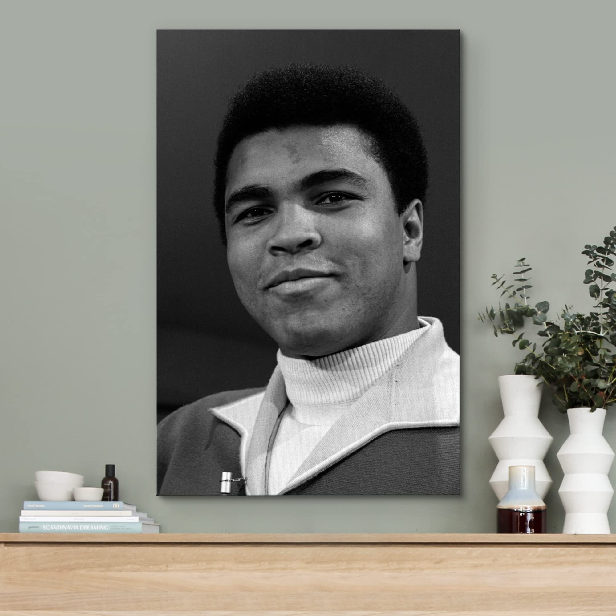 Wall26 Canvas Print Wall Art African American Boxer Civil Rights Leader Muhammad Ali Historic Classic Photography Realism Tradit