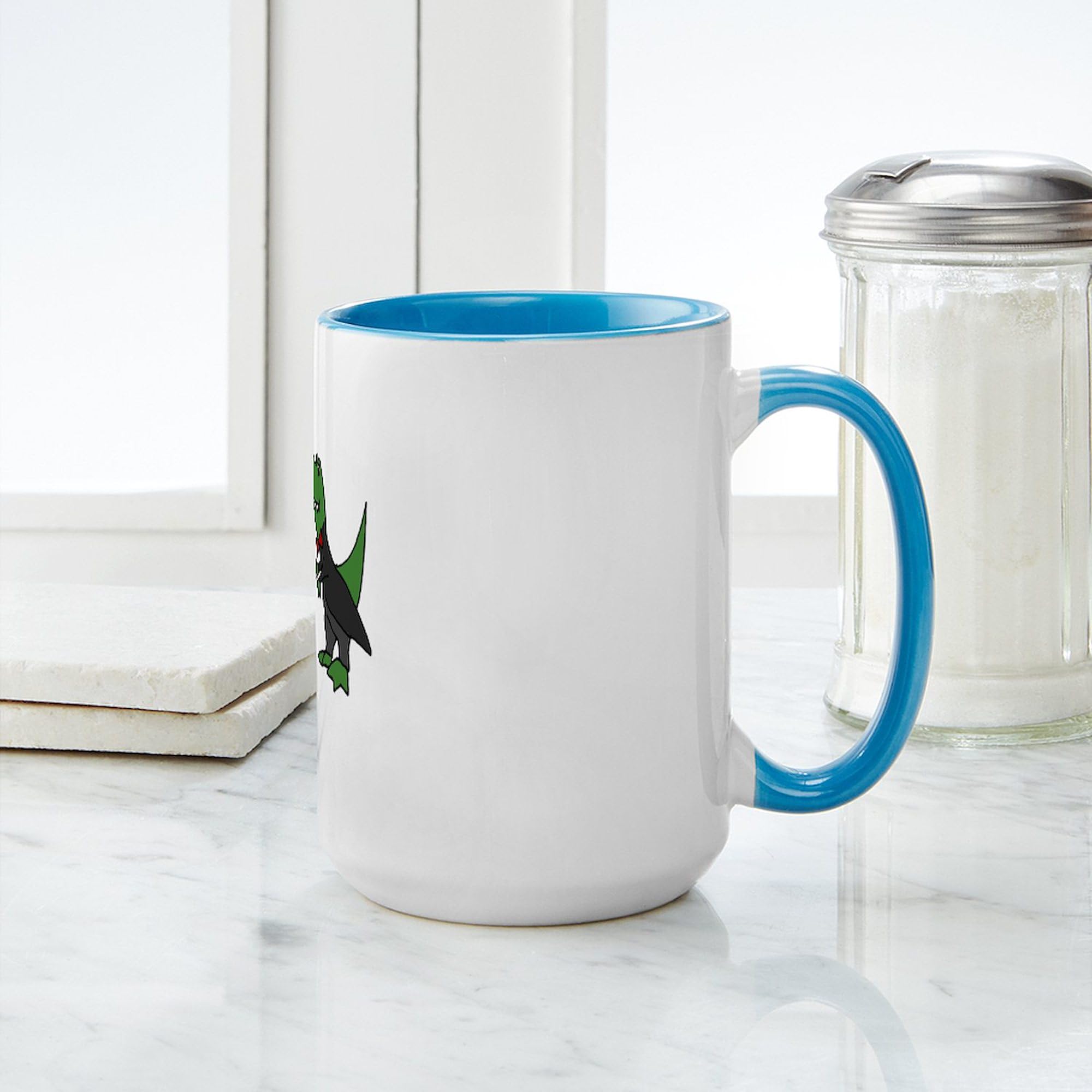 CafePress Wedding Dinosaurs Large Mug 15 oz (444 ml) Ceramic Coffee Mug