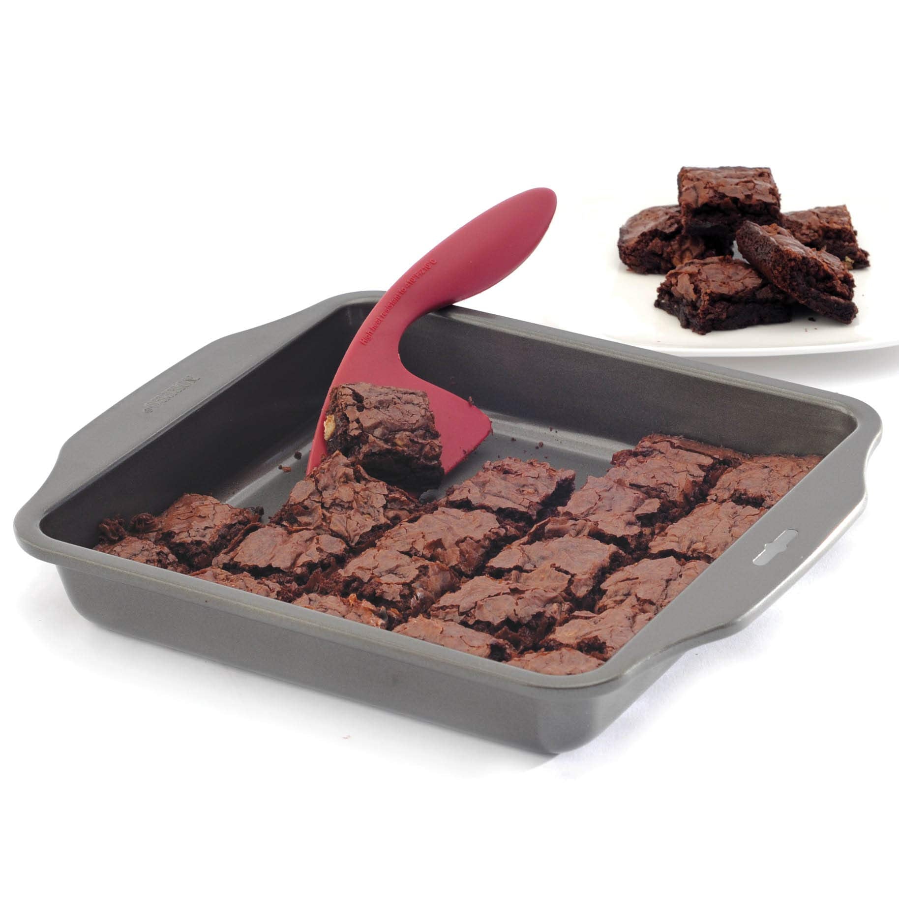 Norpro Nonstick 9 Inch Square Cake Pan, 9In/23Cm And 2In/5Cm Deep, As Shown