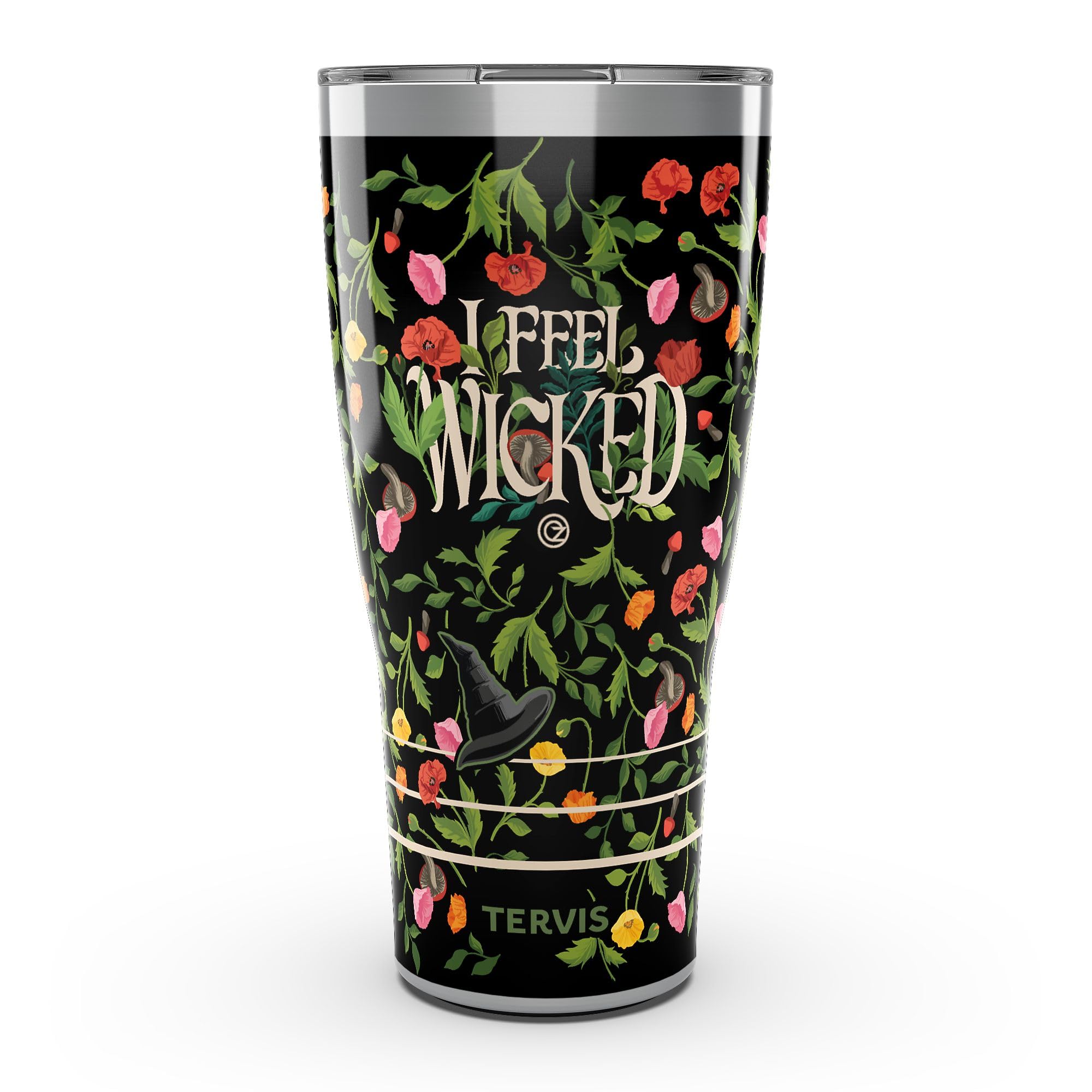 Tervis Traveler Wicked: For Good  I Feel Wicked Triple Insulated Tumbler Travel Cup Keeps Drinks Cold & Hot, 30OZ, Stainless St
