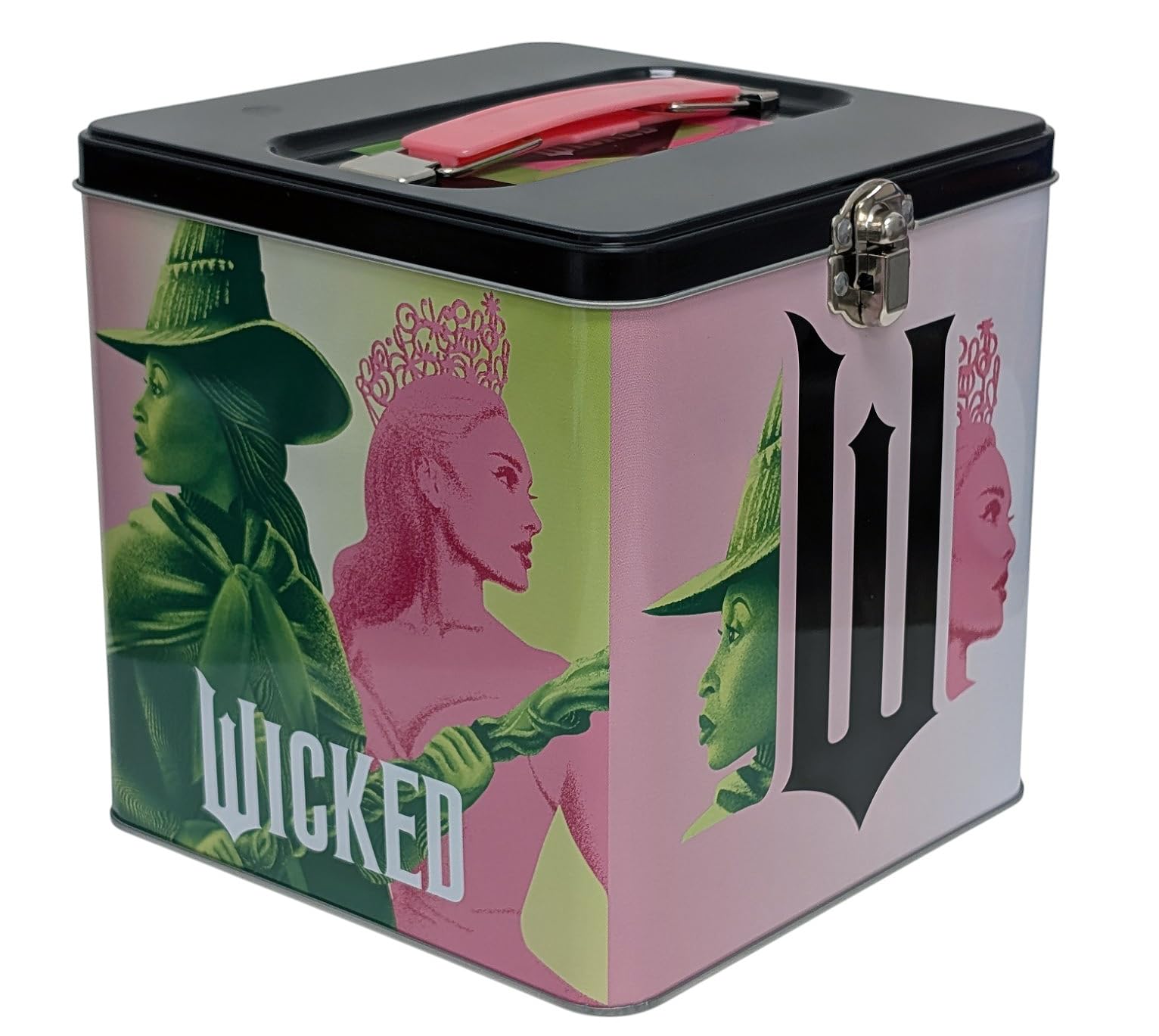 The Tin Box Company Wicked the Movie - XL Storage Tin with Handle, Wicked